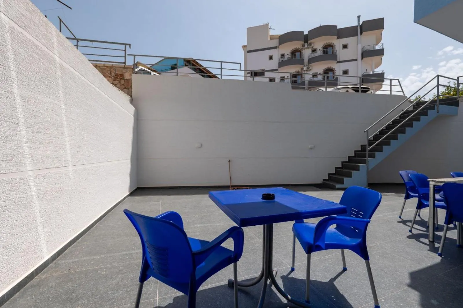 Patio in Hotel Esmerald Ksamil