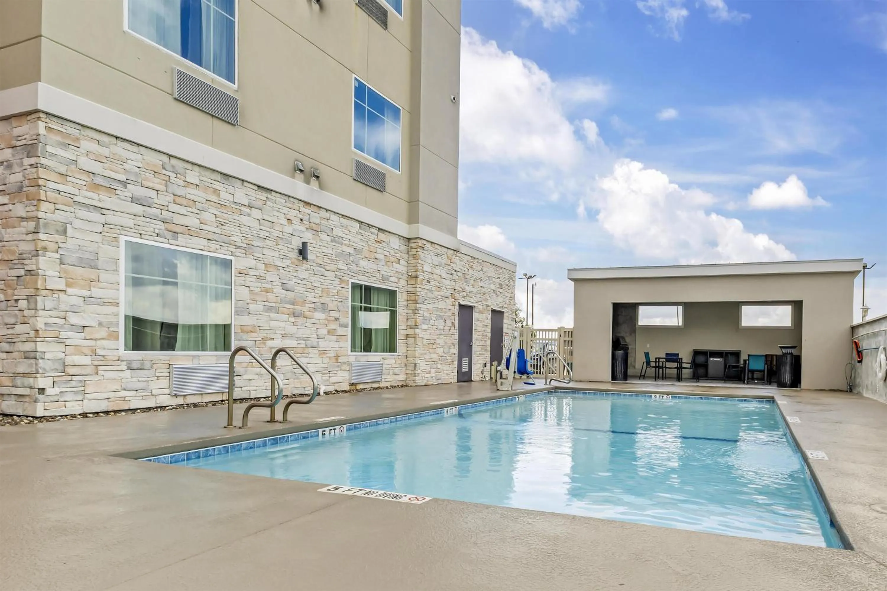 Pool view in Executive Residency by Best Western Corpus Christi