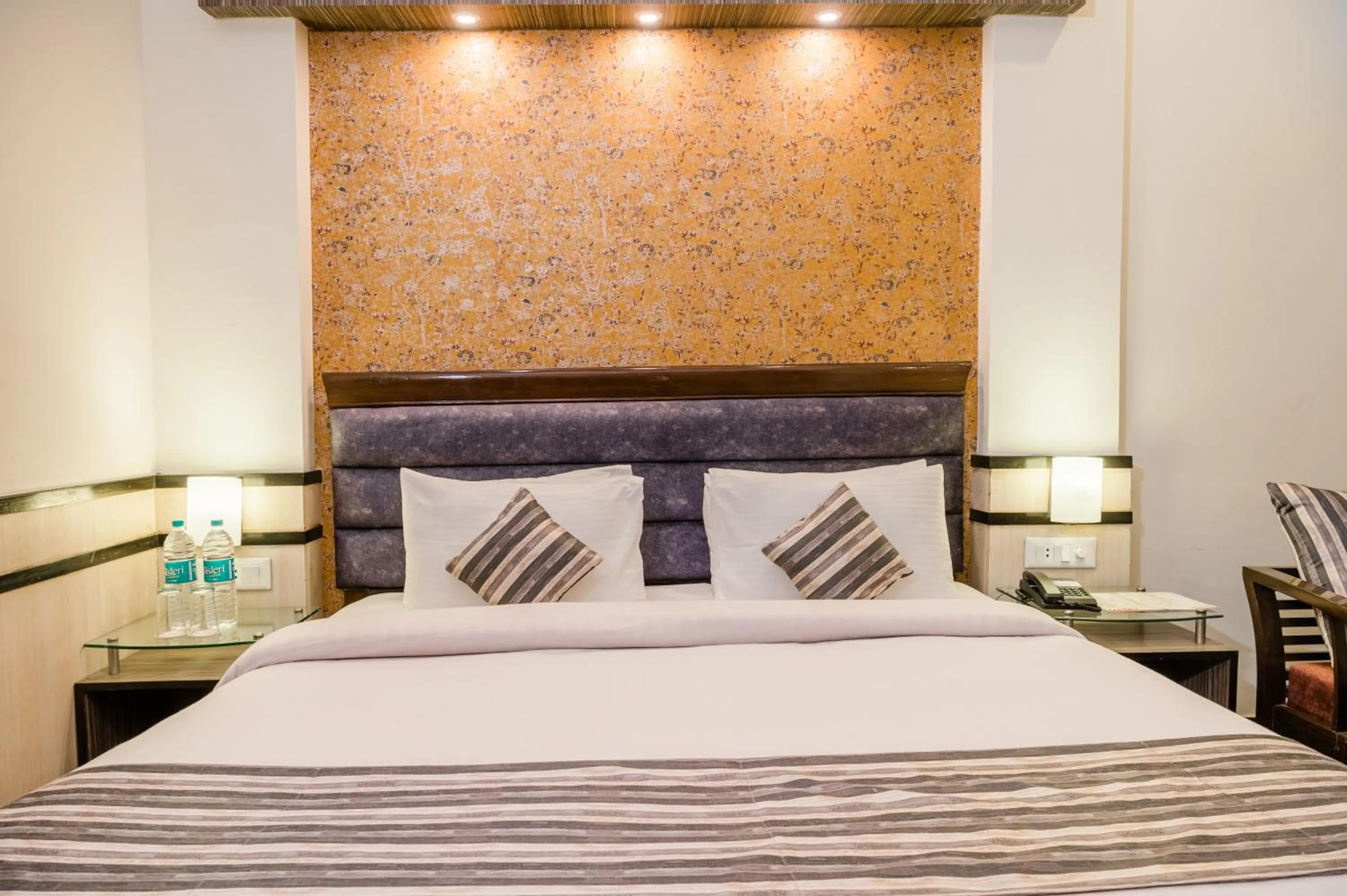 Bed in Hotel Shiva Continental