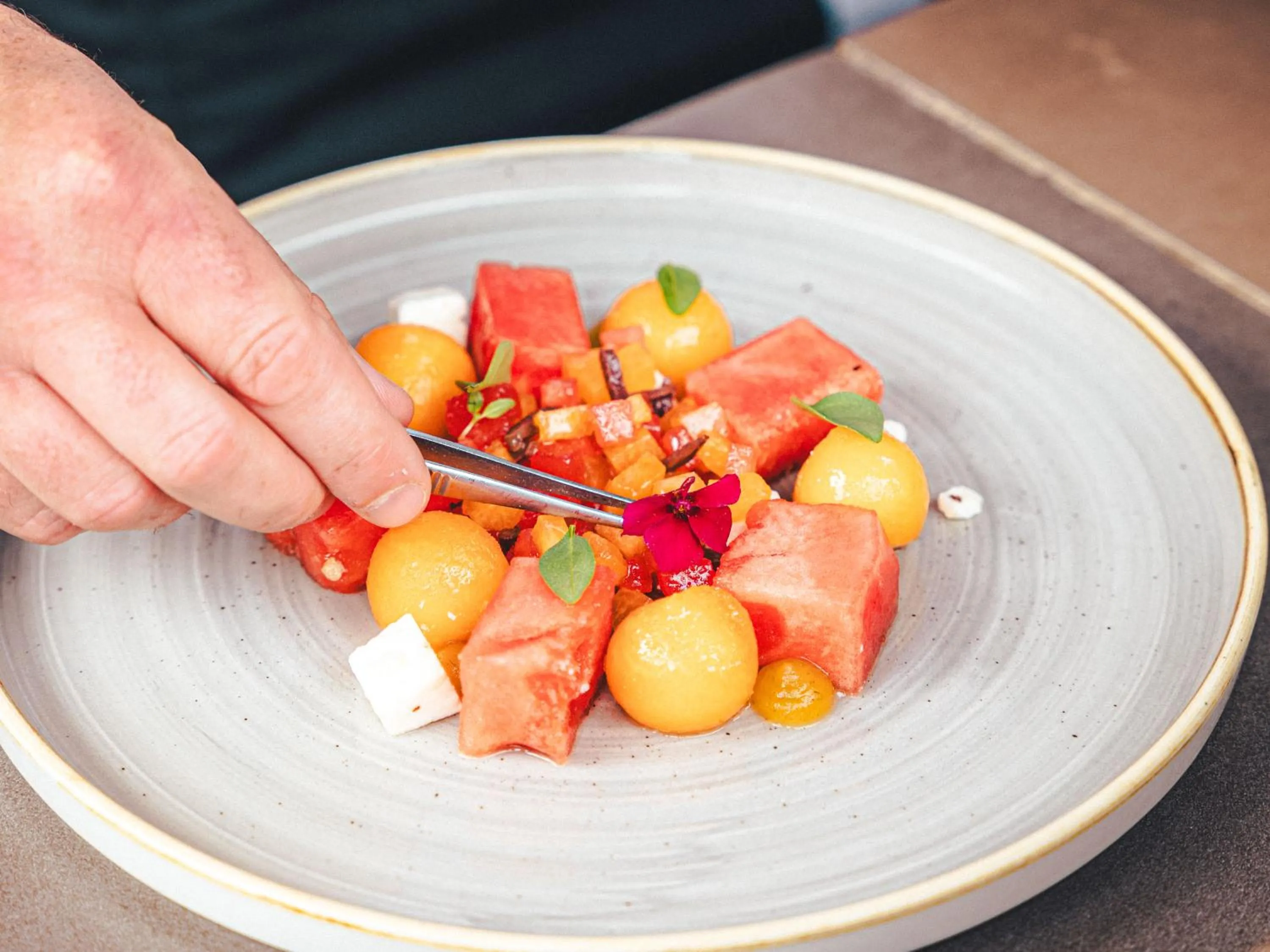 kitchen in Hôtel La Mandarine