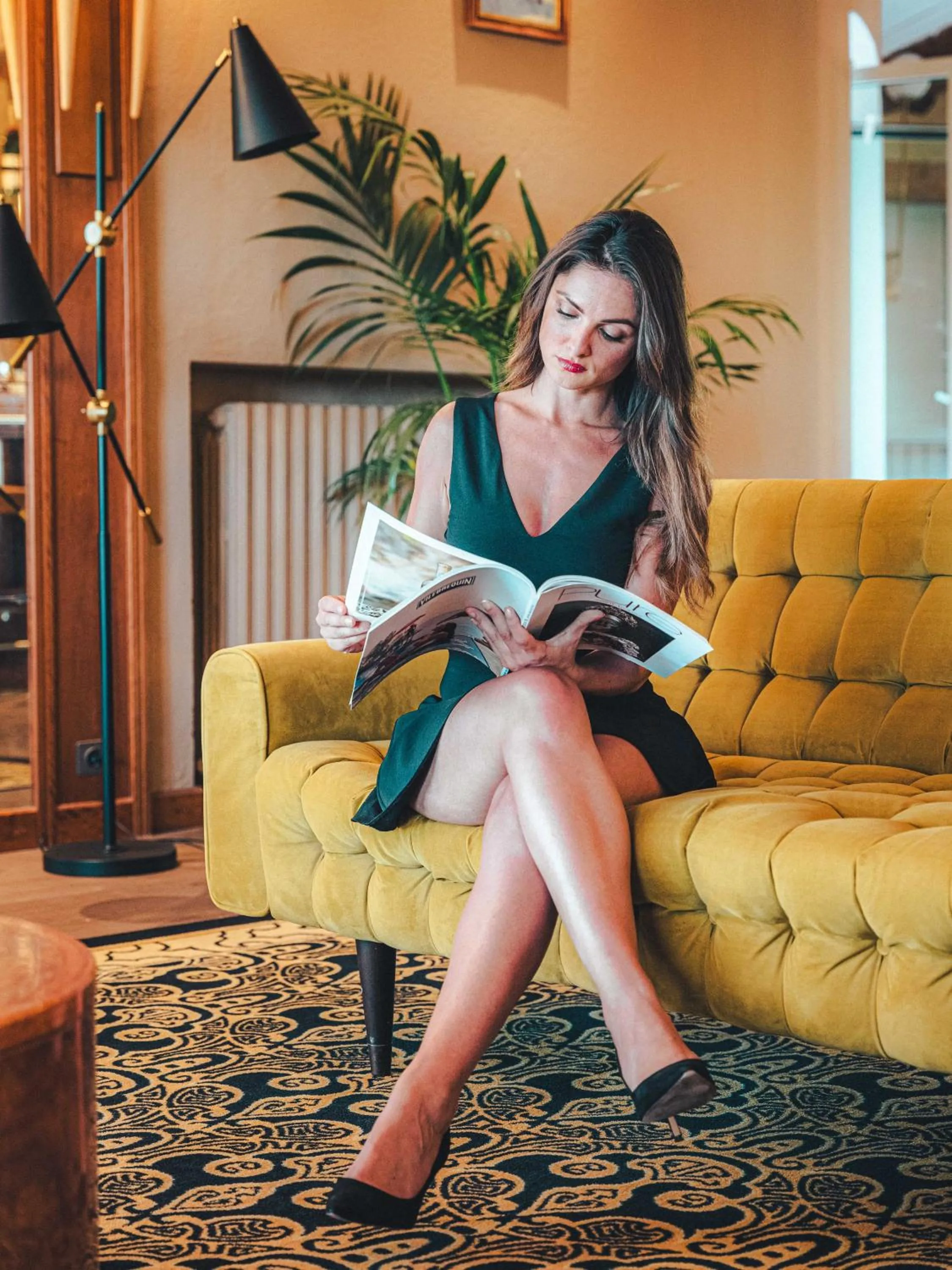 Living room in Hôtel La Mandarine