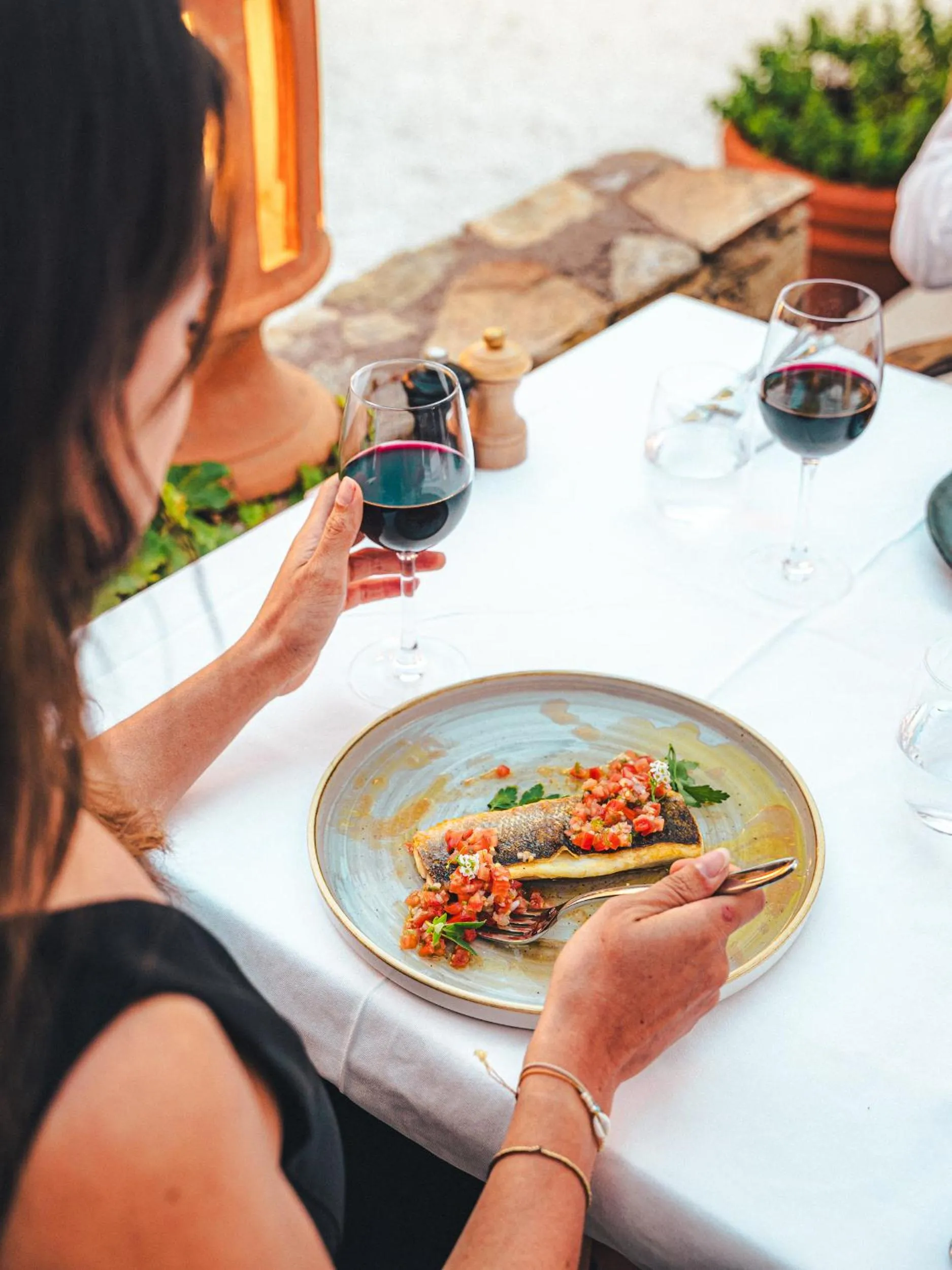 Food and drinks in Hôtel La Mandarine