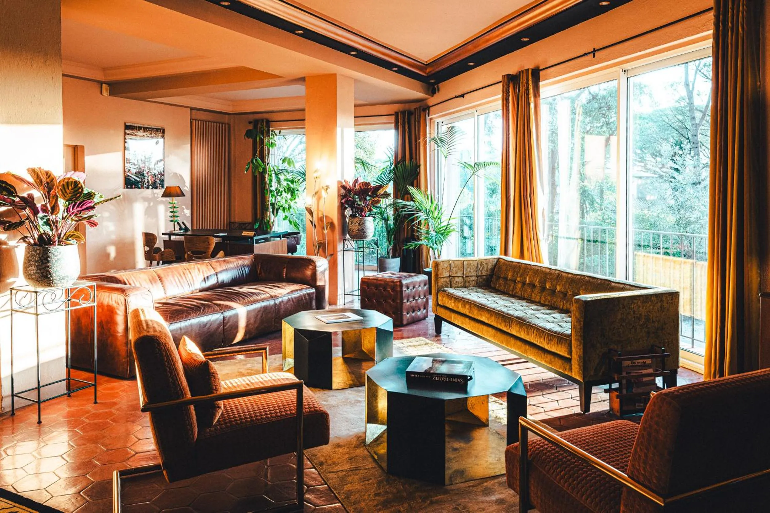 Living room in Hôtel La Mandarine