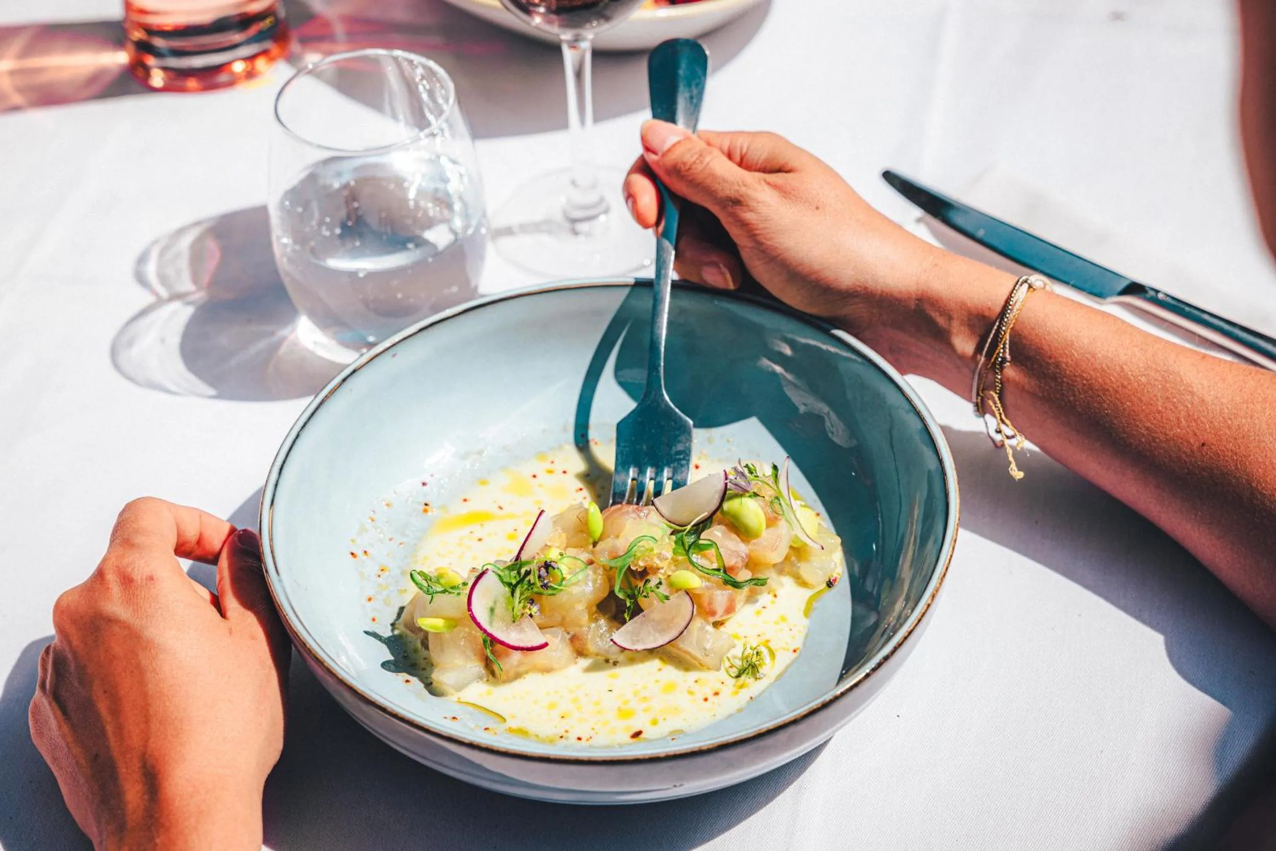 Lunch in Hôtel La Mandarine