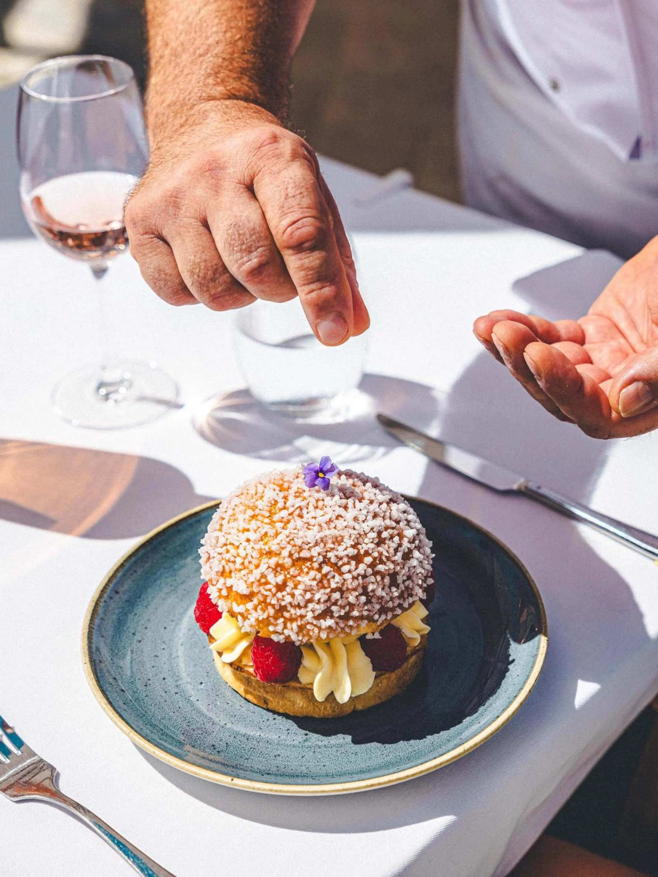 Restaurant/places to eat in Hôtel La Mandarine