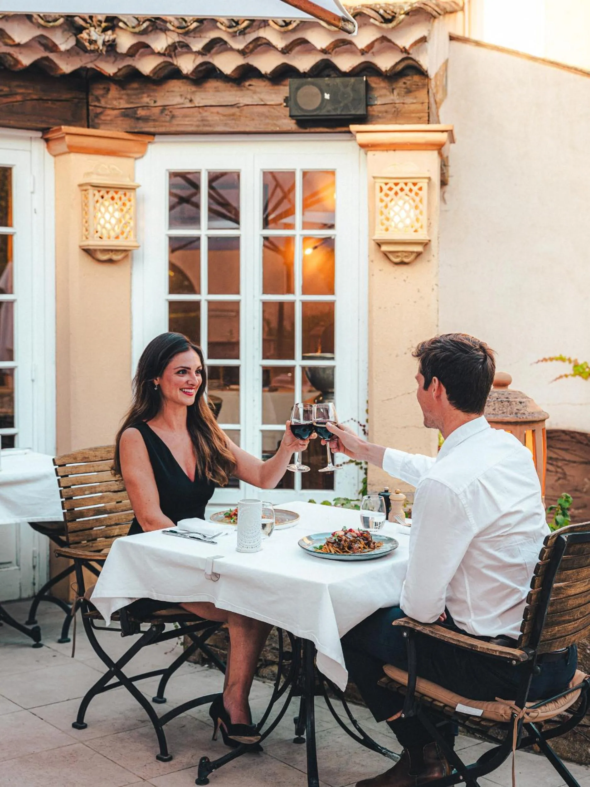 Patio in Hôtel La Mandarine