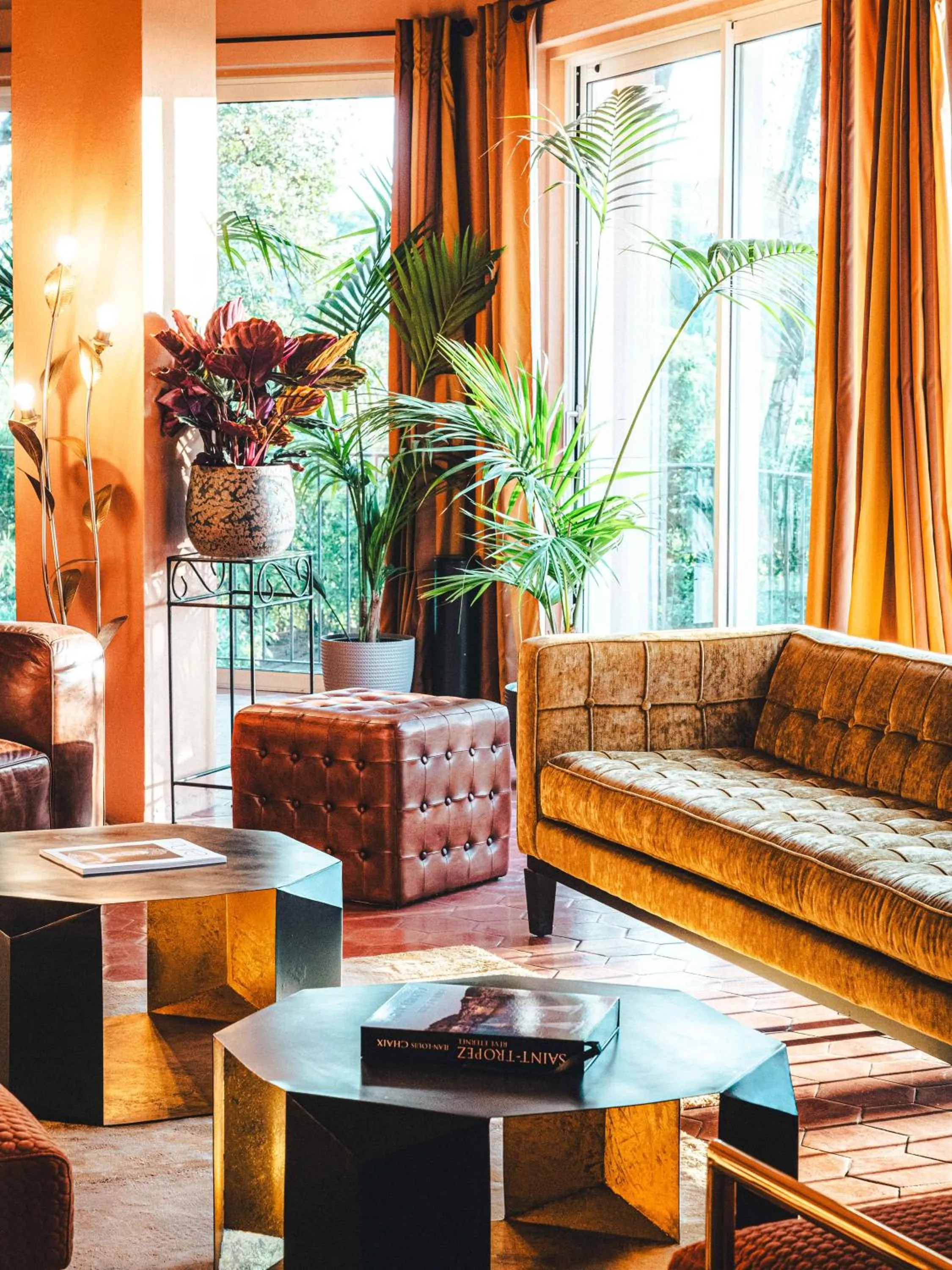 Living room in Hôtel La Mandarine