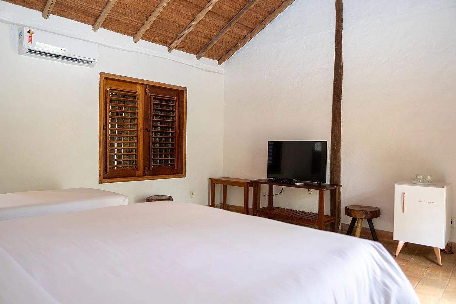 Bedroom, Bed in Trancoso Pousada