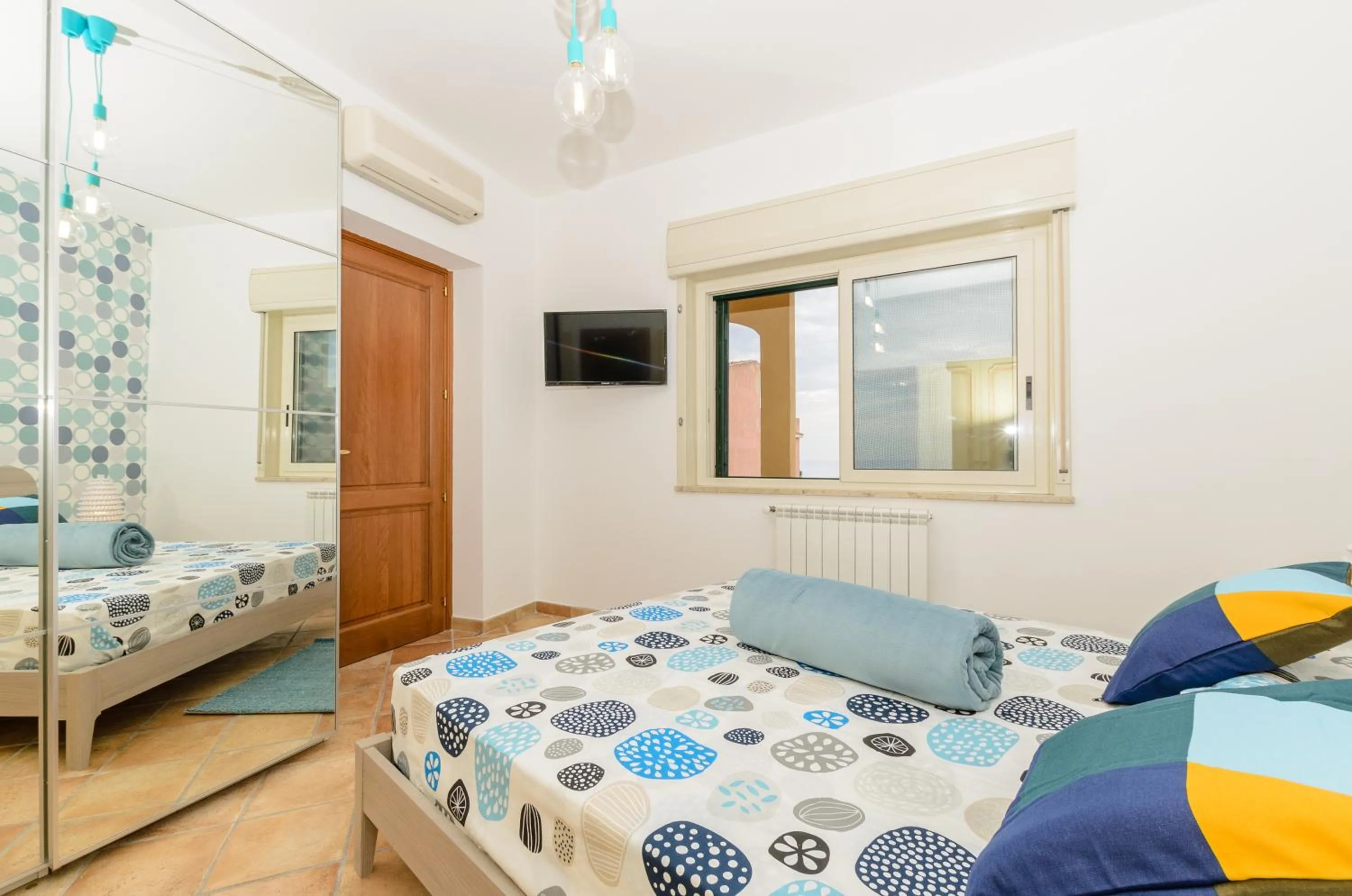 Bed in Sunset Holiday Home Taormina