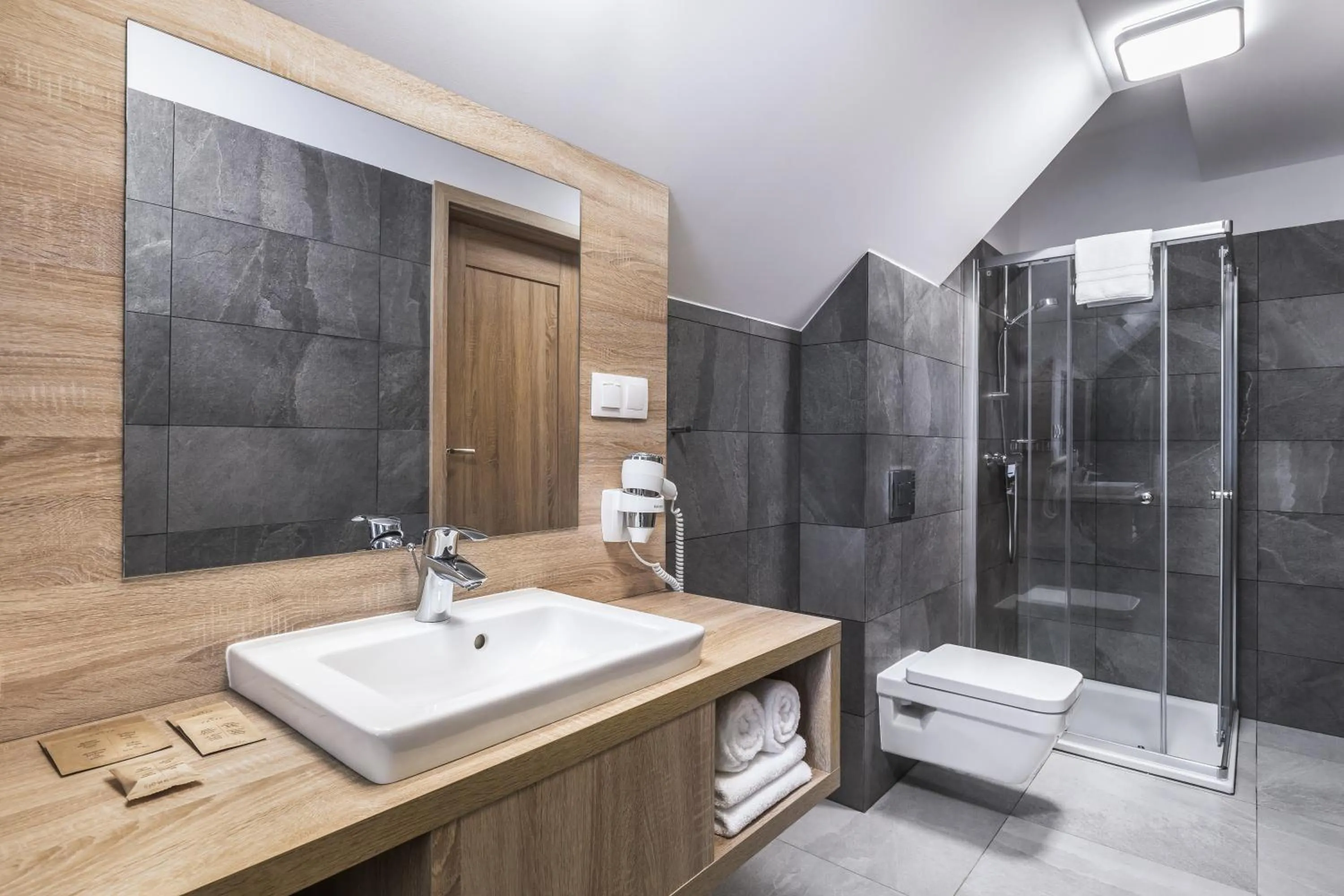 Shower in Green Apartments