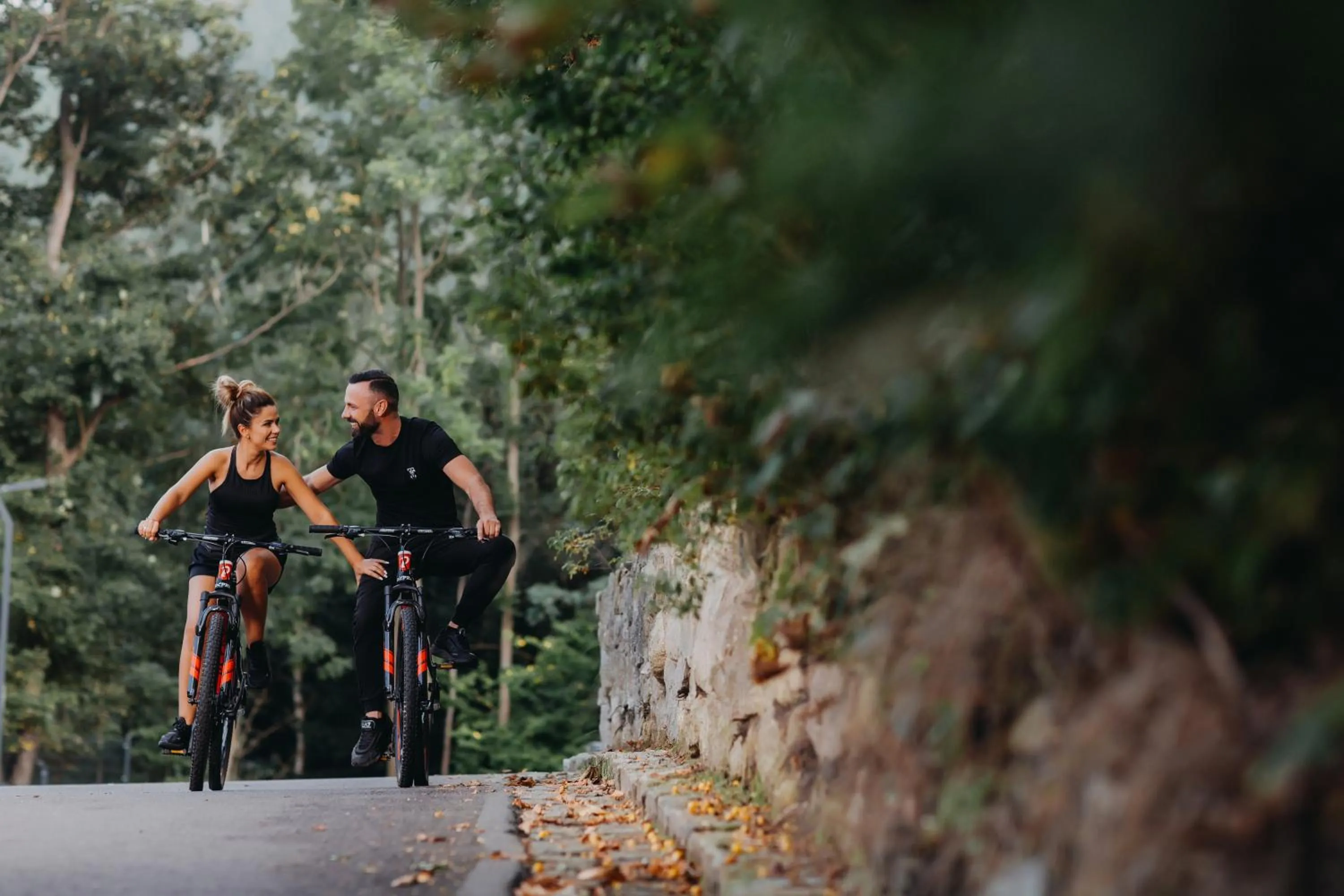 People in Green Apartments