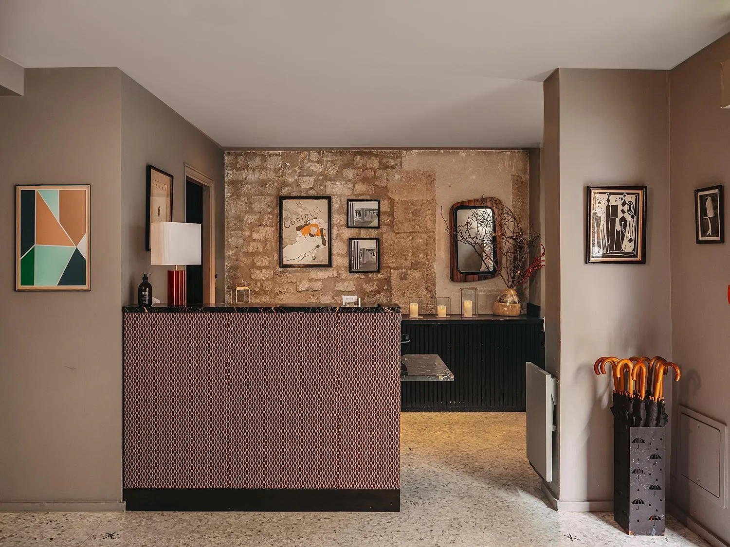 Lobby or reception in Hôtel Belloy