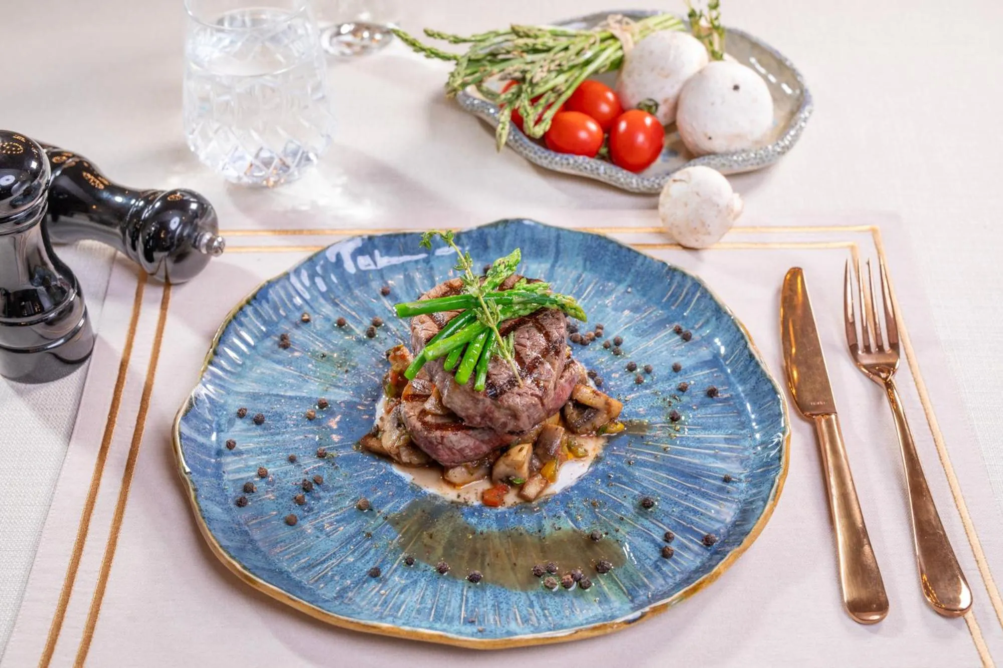 Food and drinks in MFB Tarabya Hotel