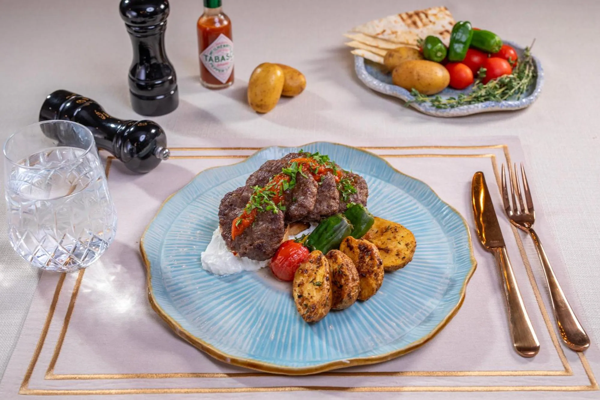 Food and drinks in MFB Tarabya Hotel