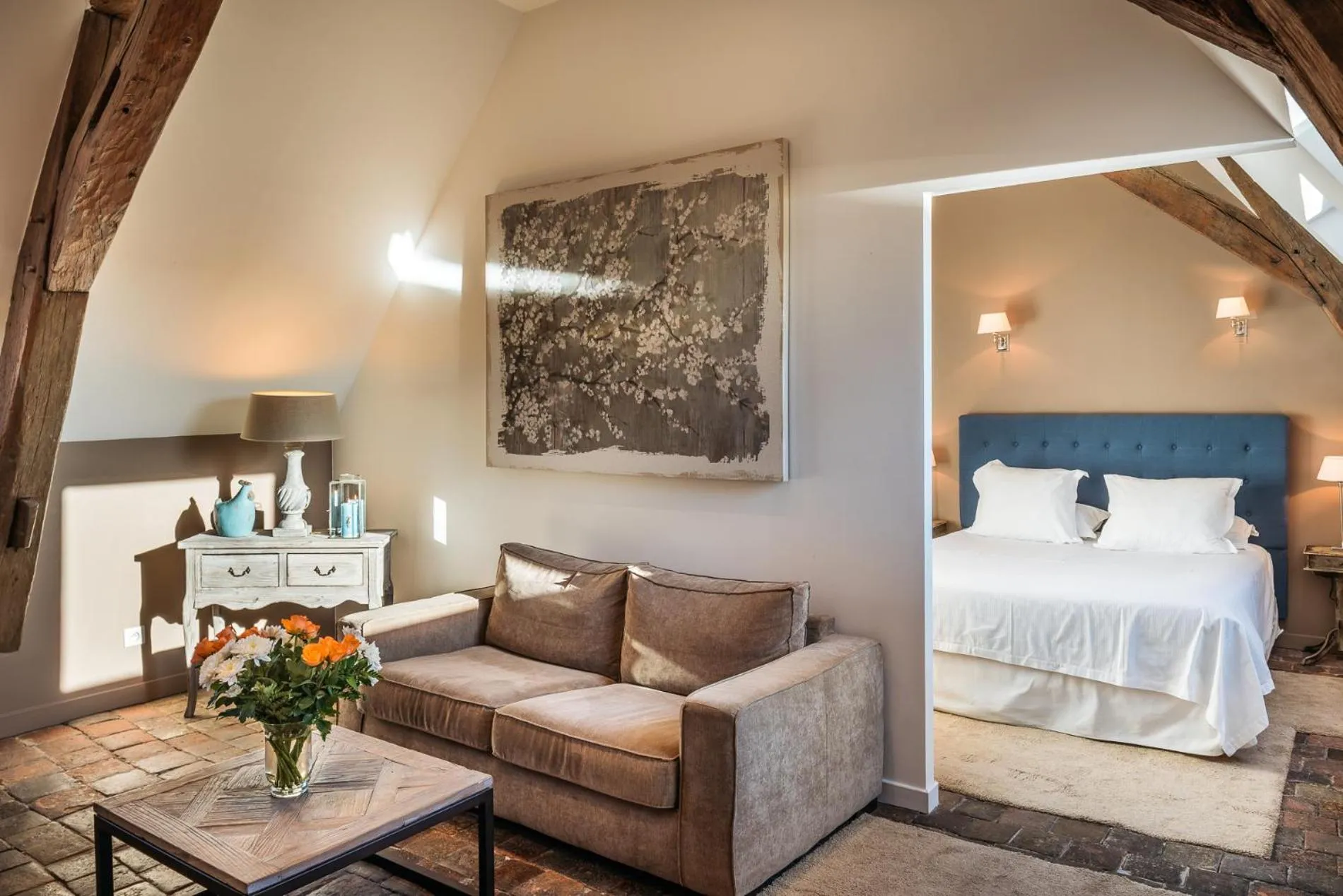 Bed in La Maison des Courtines