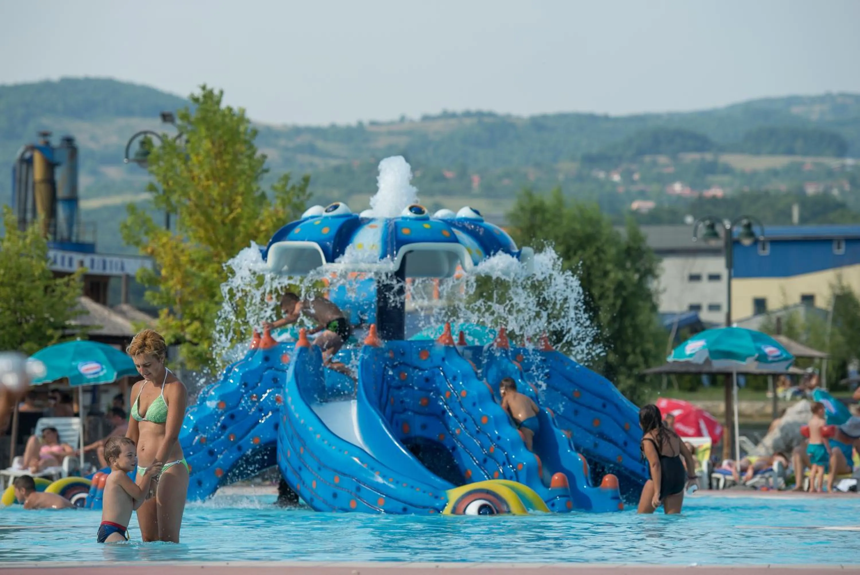 Swimming pool in Etno Village Cardaci