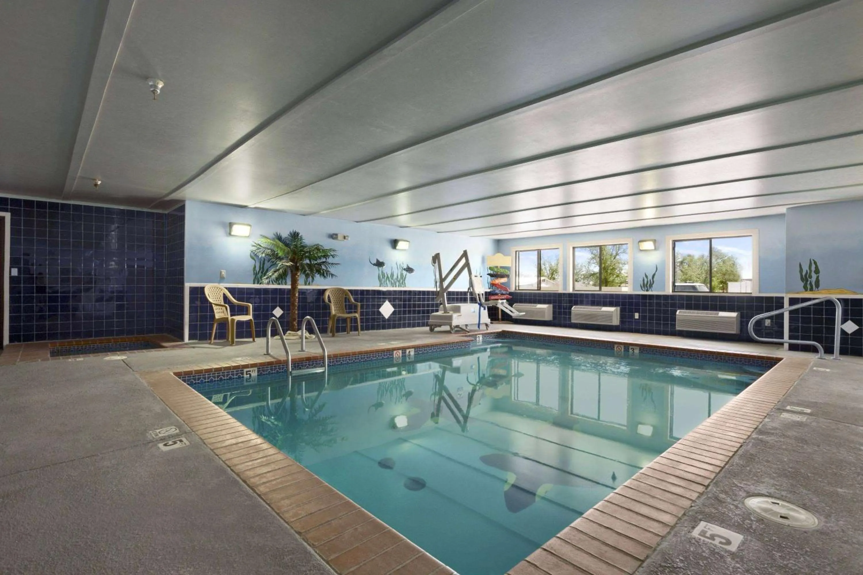 Pool view in Super 8 by Wyndham Childress