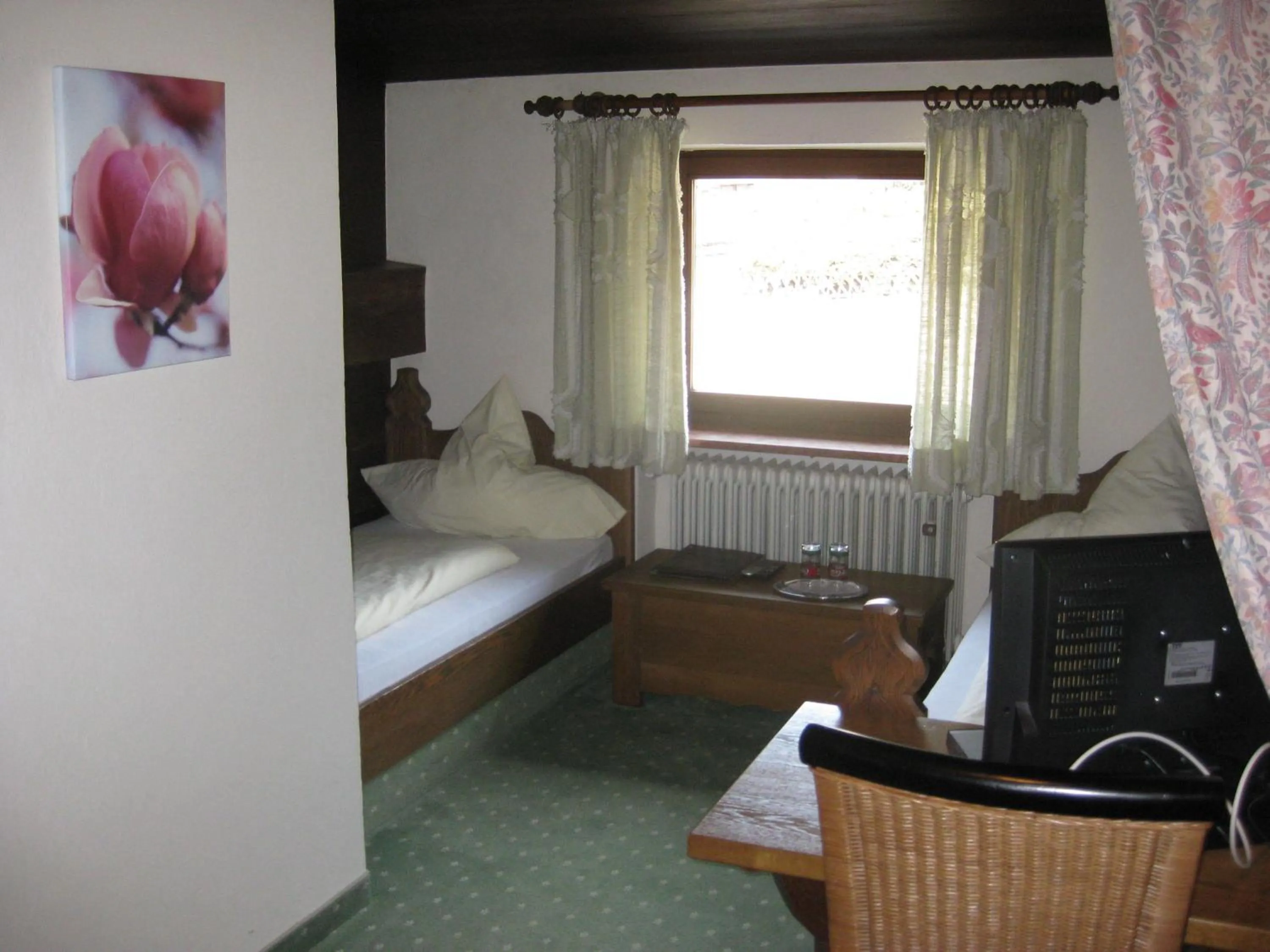 Bed in Panoramahotel Karwendelhof