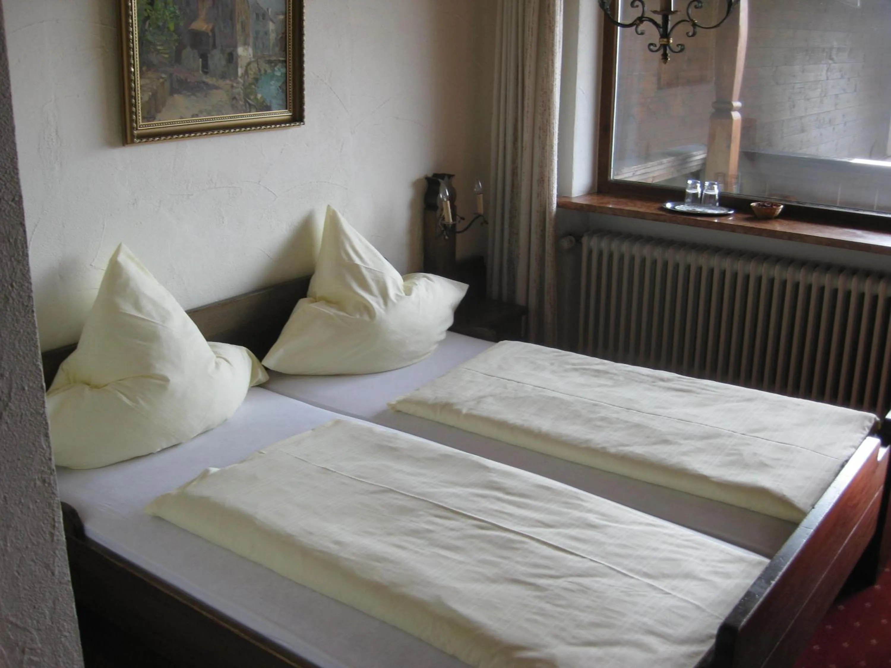 Bed in Panoramahotel Karwendelhof