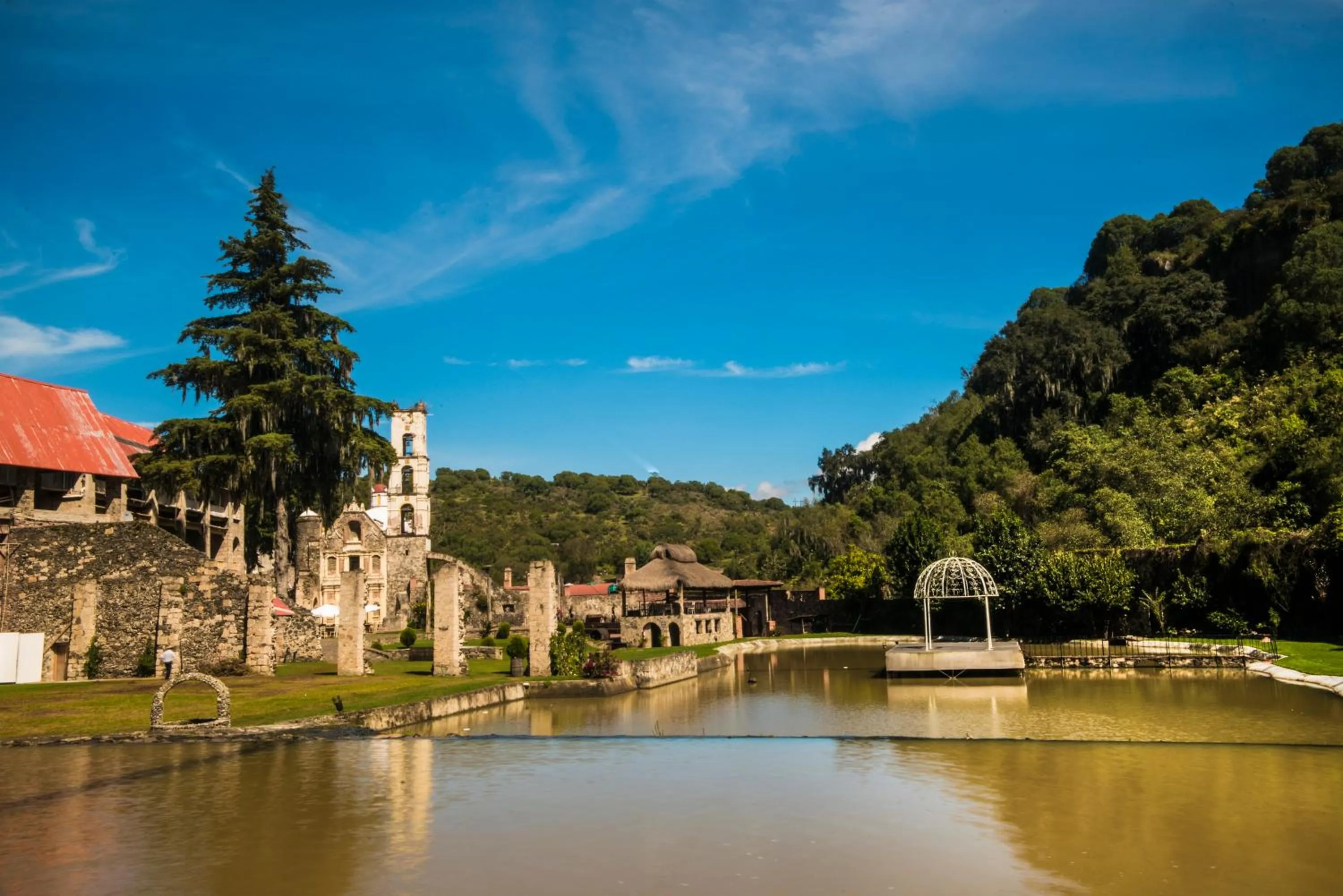 Garden in Hacienda Santa Maria Regla
