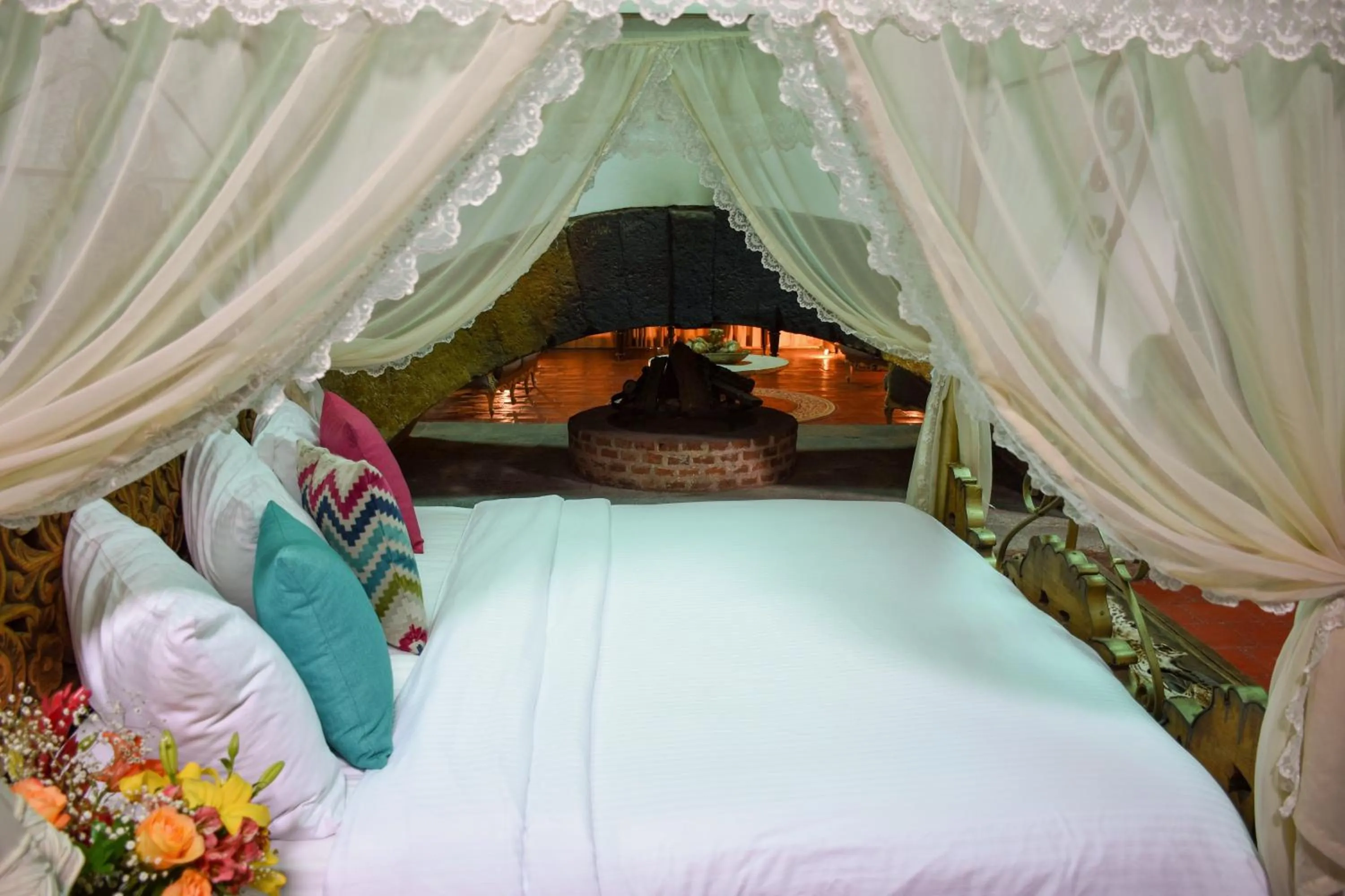 Bed in Hacienda Santa Maria Regla