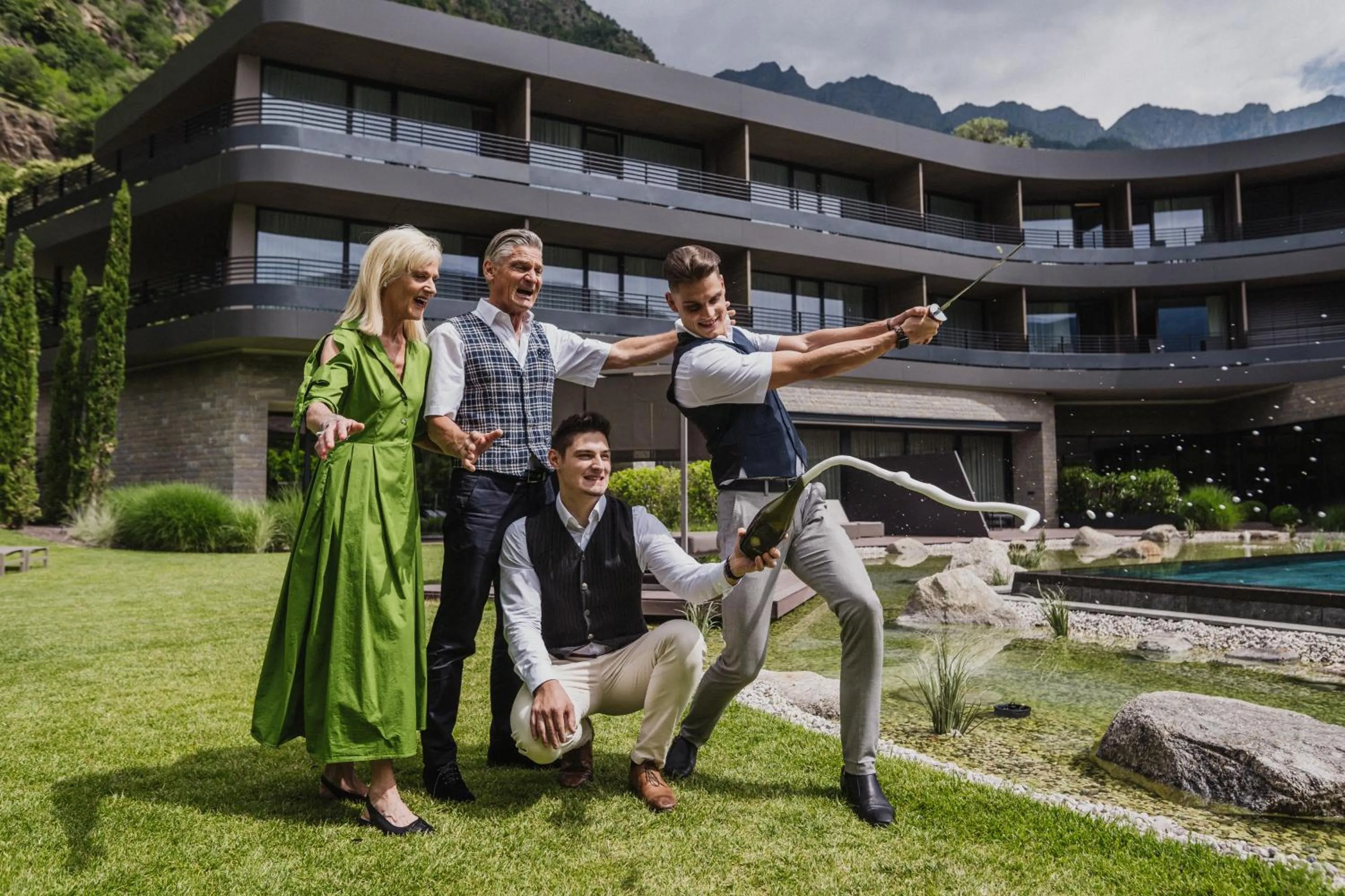 Family in Klein Fein Hotel Anderlahn