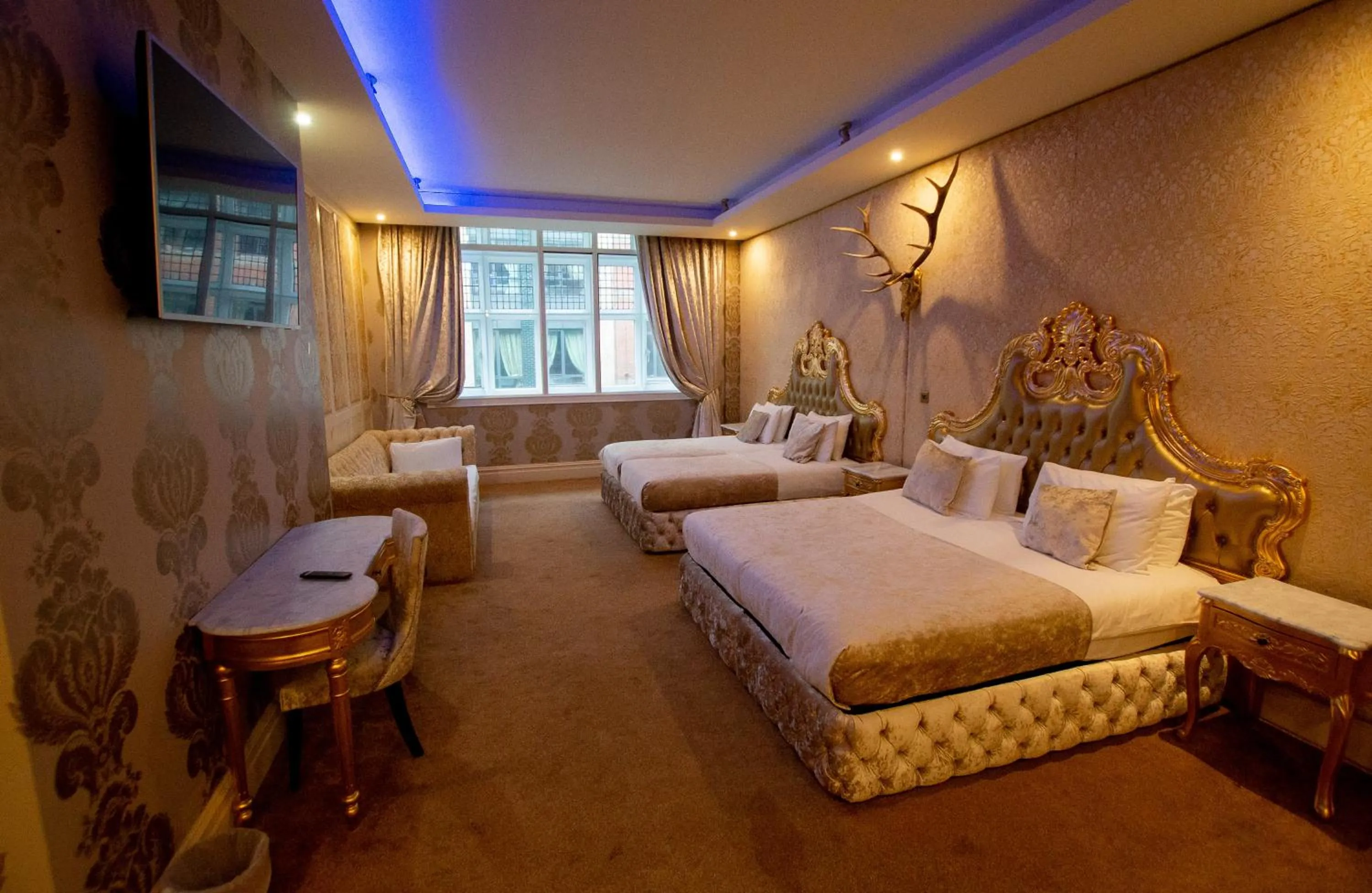 Bed in The Dixie Dean Hotel