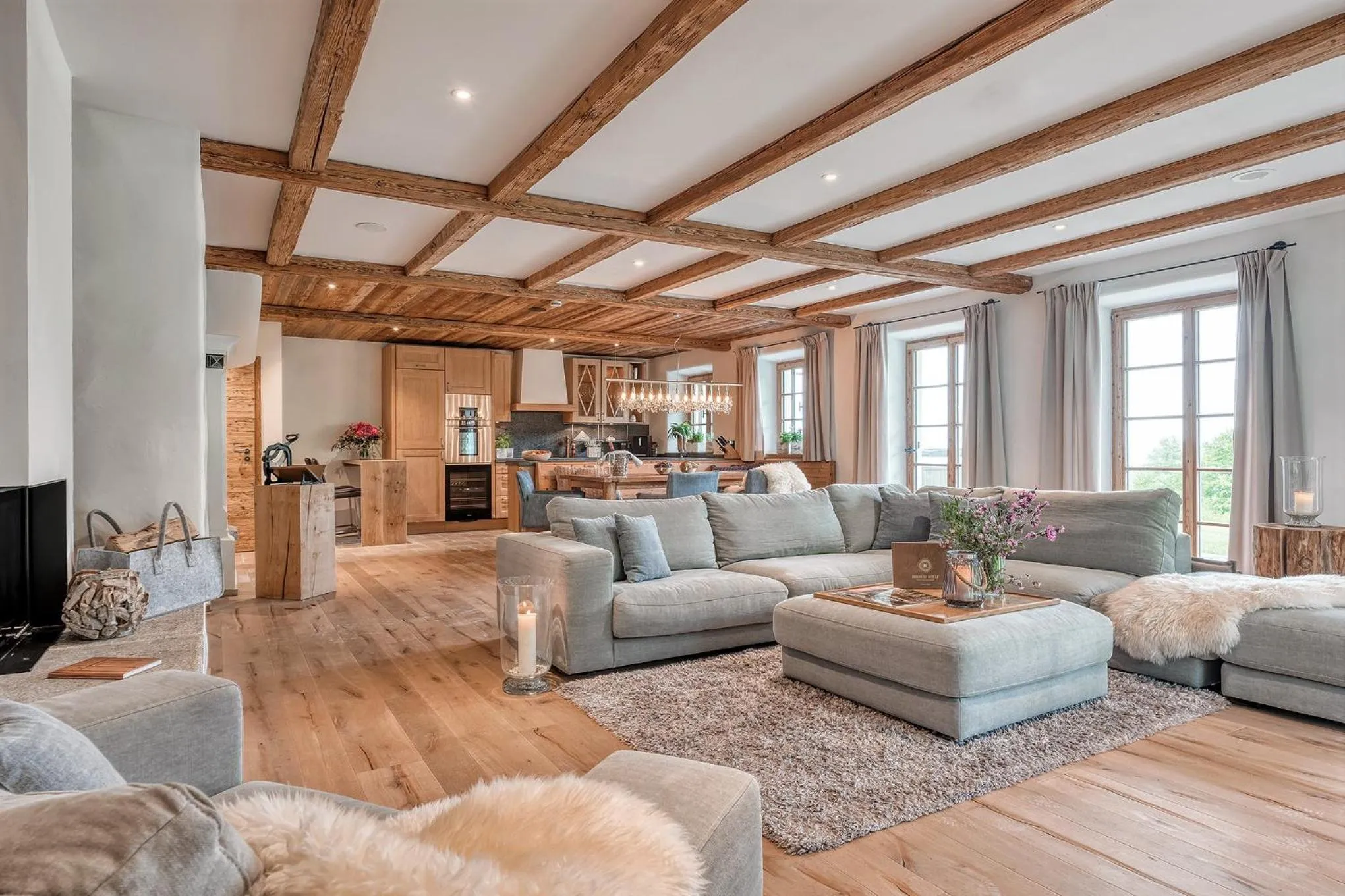 Kitchen or kitchenette in Chiemsee Chalet