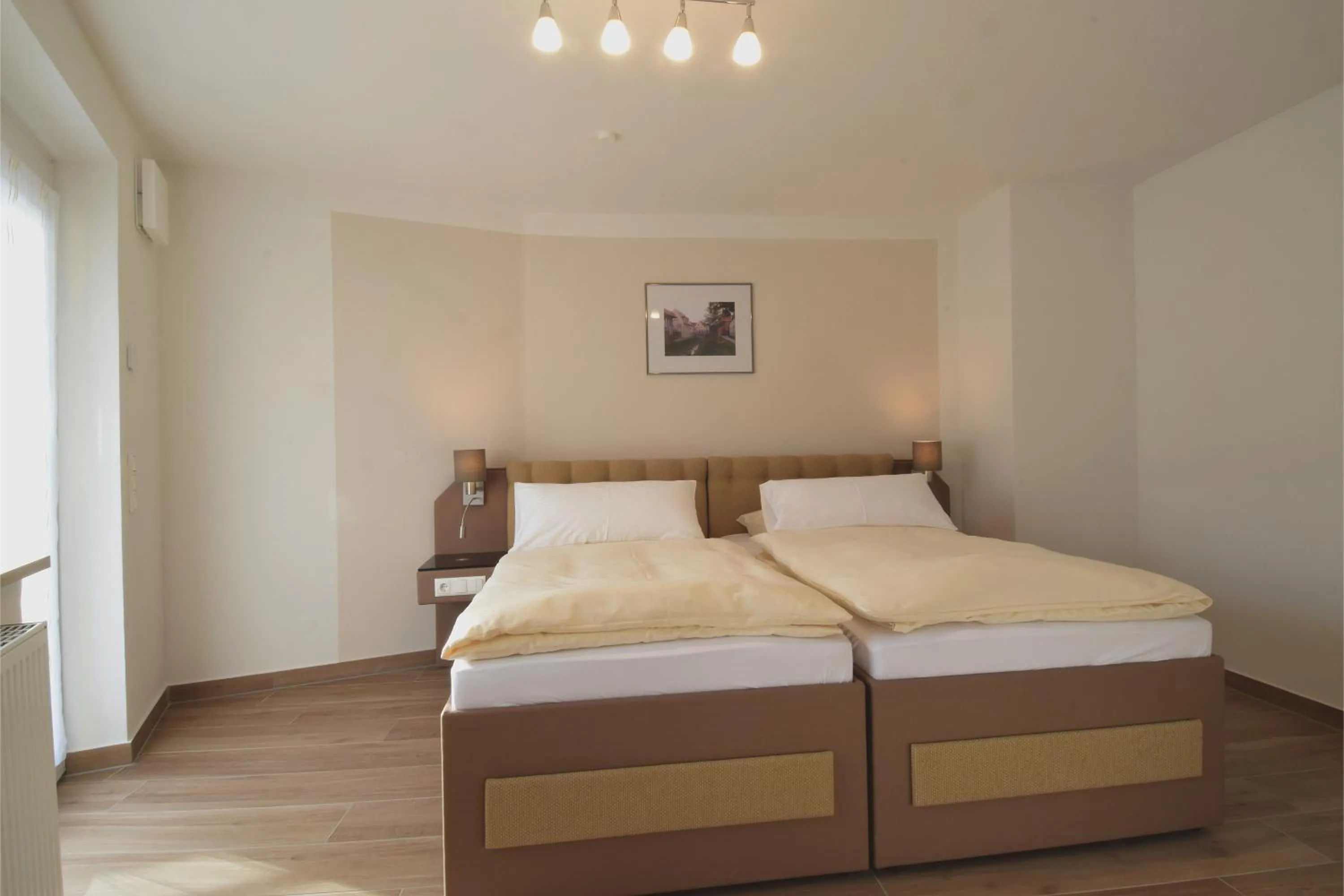 Bed in Aparthotel Donaustern