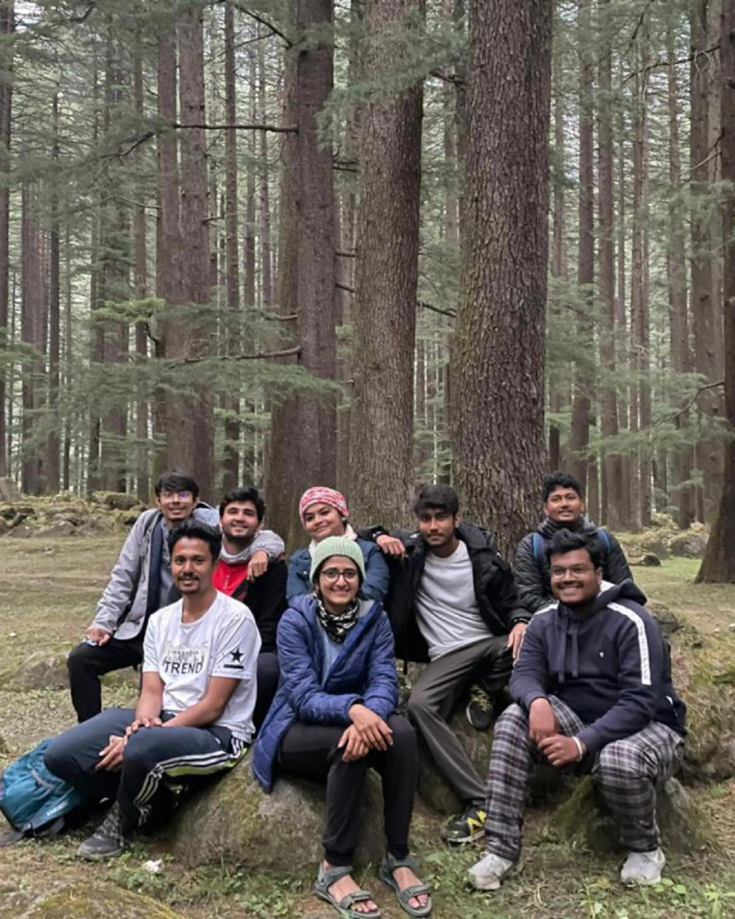 Guests in Young Monk Hostel & Cafe Old Manali