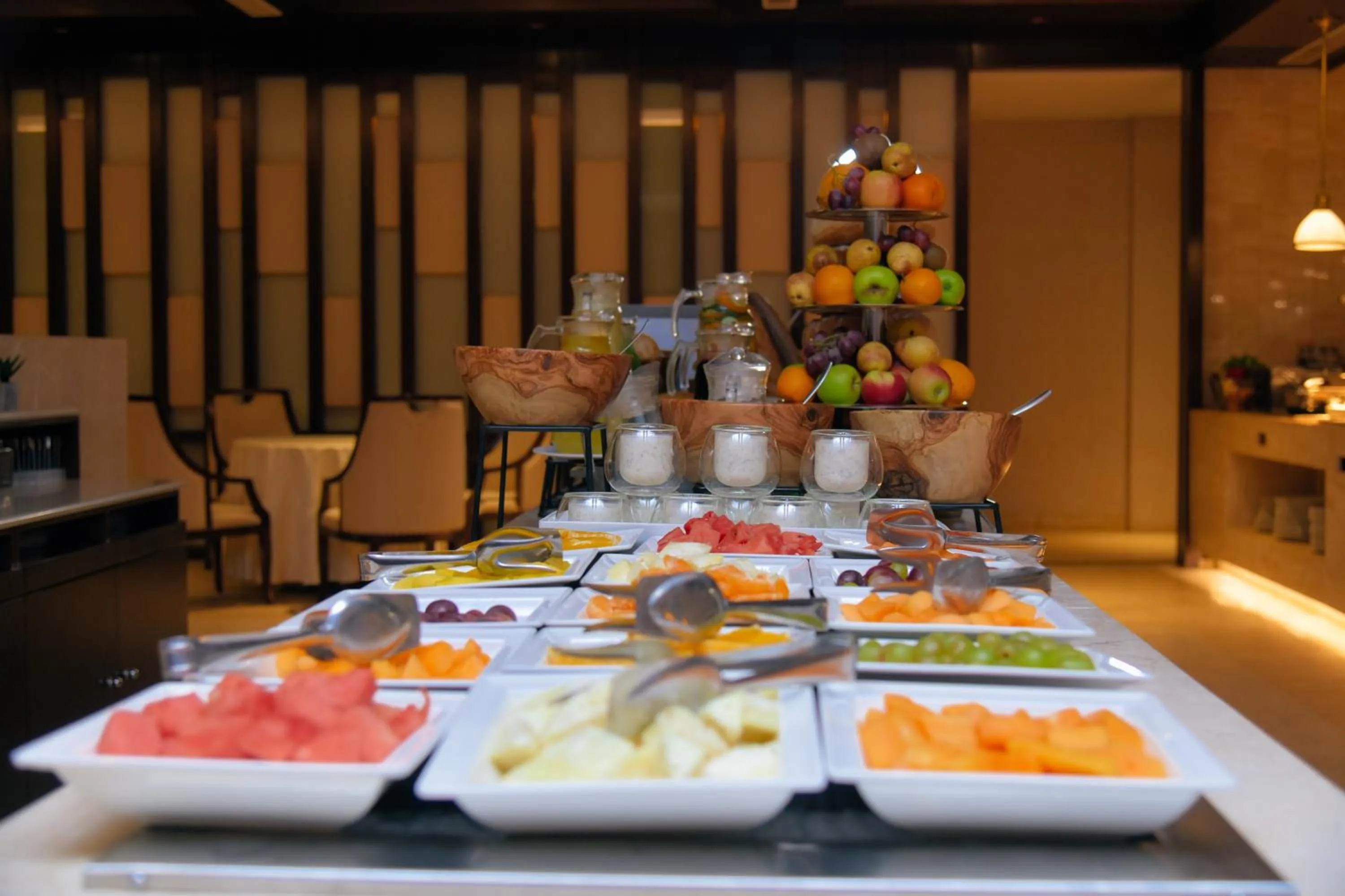 Buffet breakfast in Bravia Hotel Niamey