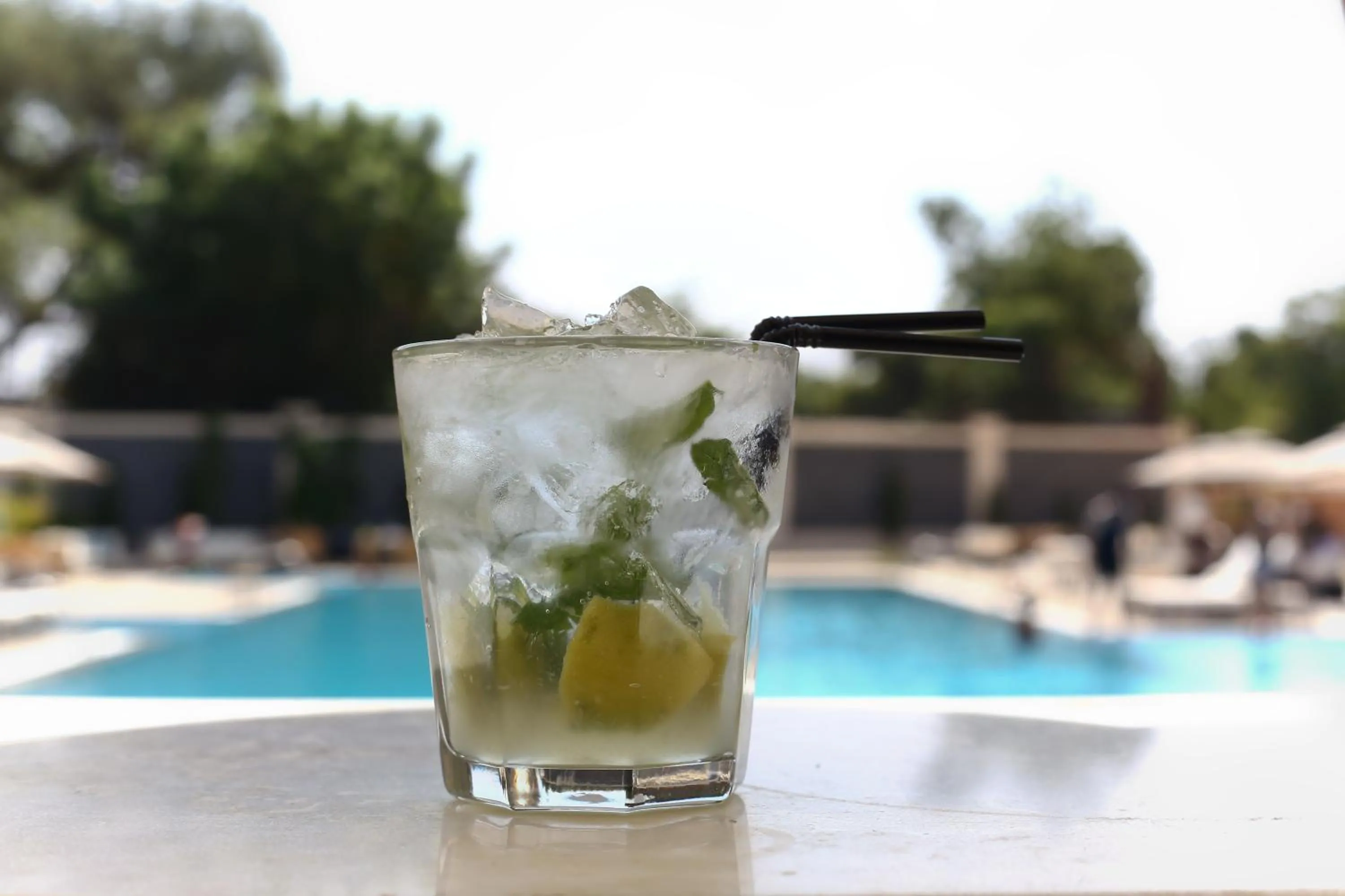 Swimming pool in Bravia Hotel Niamey
