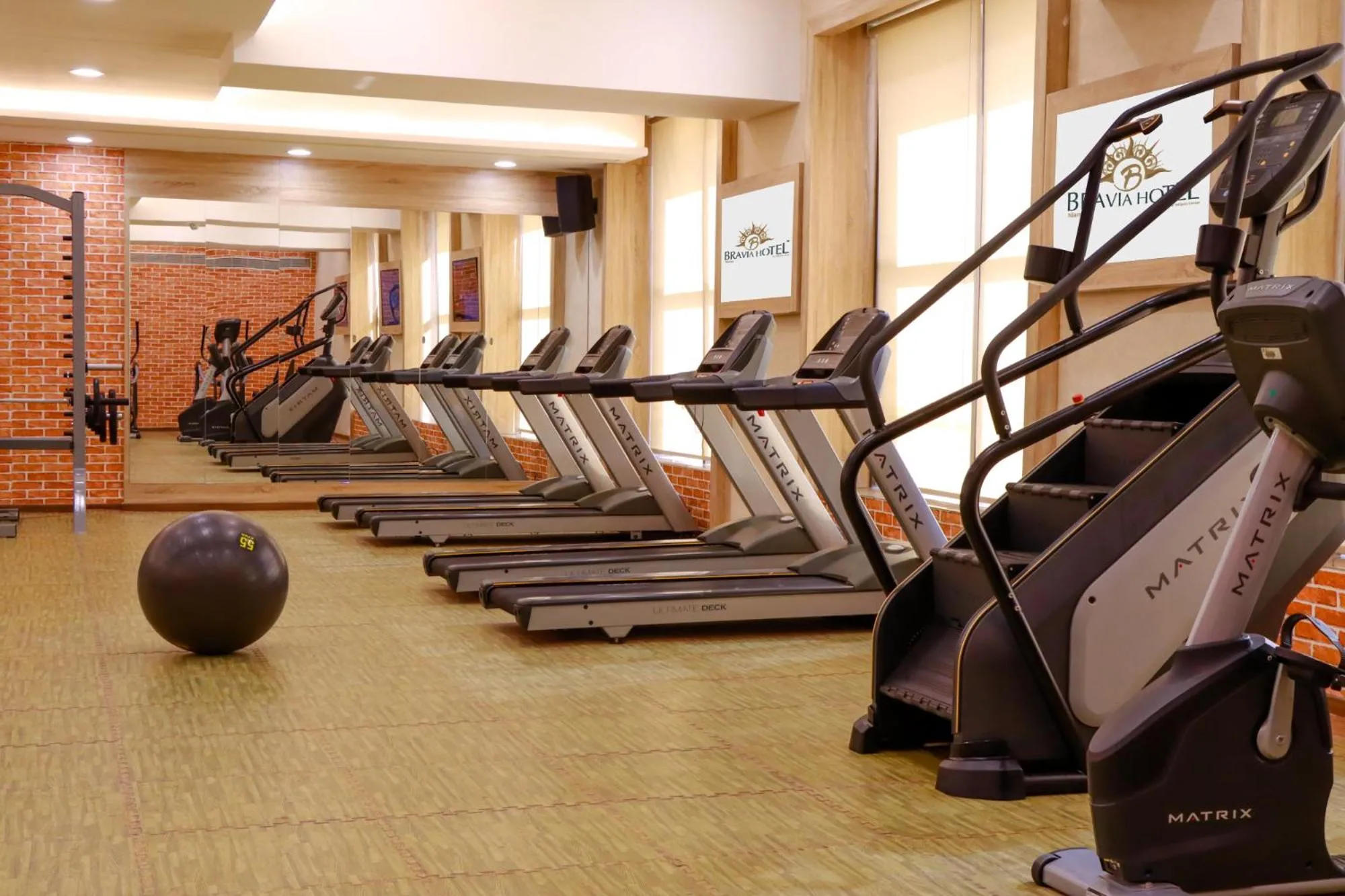 Fitness centre/facilities in Bravia Hotel Niamey