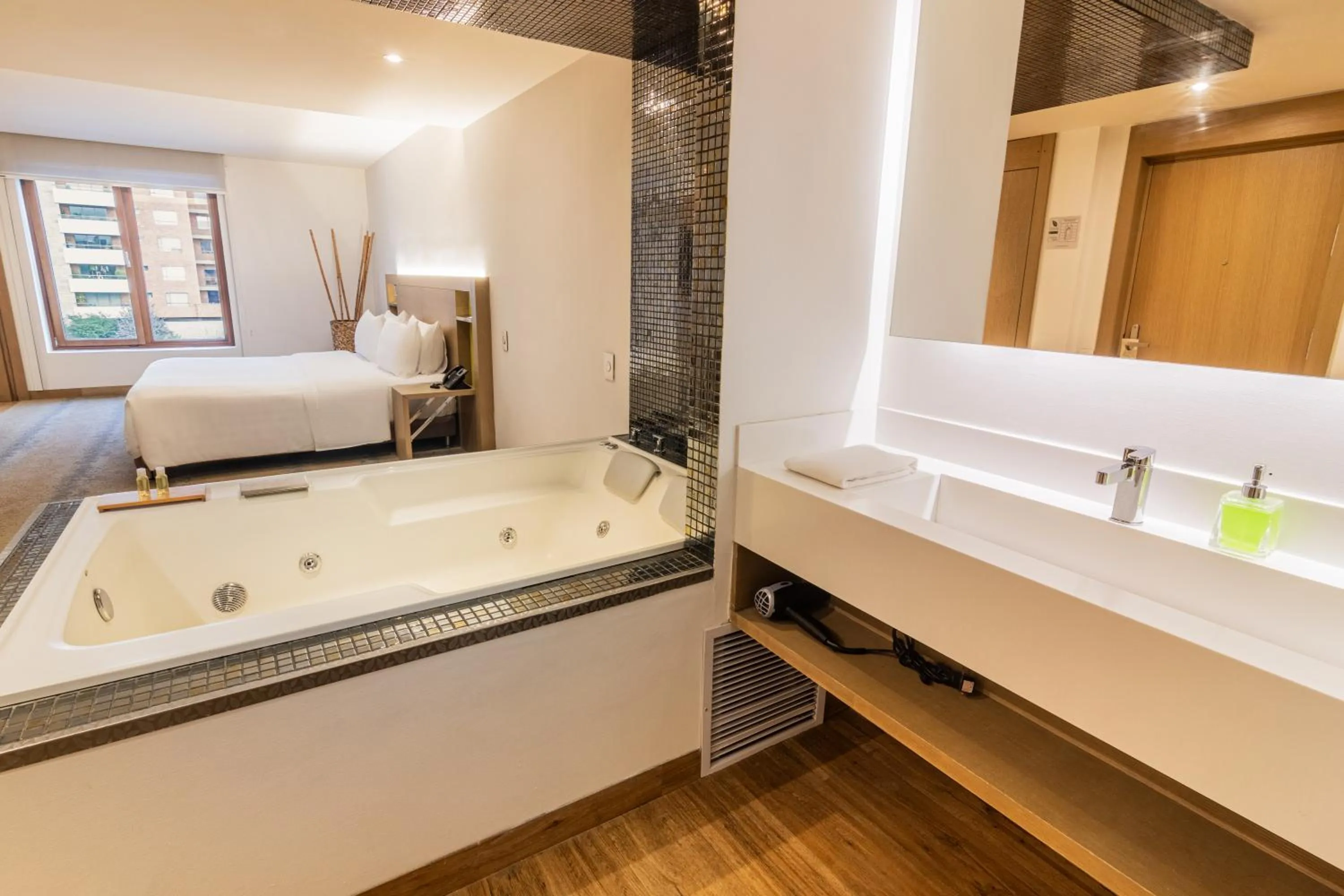 Bed in Biohotel Organic Suites Bogotá