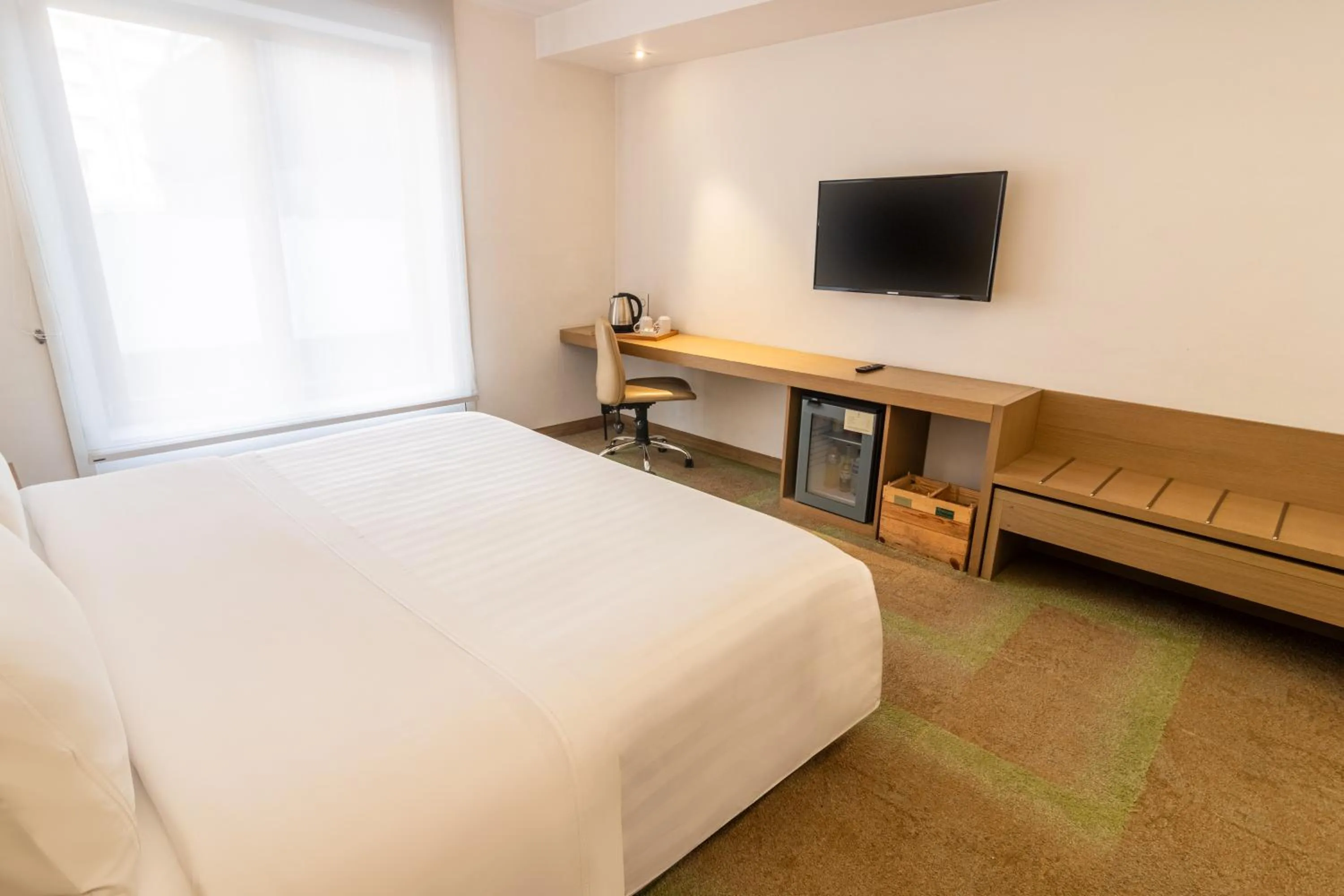 Bed in Biohotel Organic Suites Bogotá