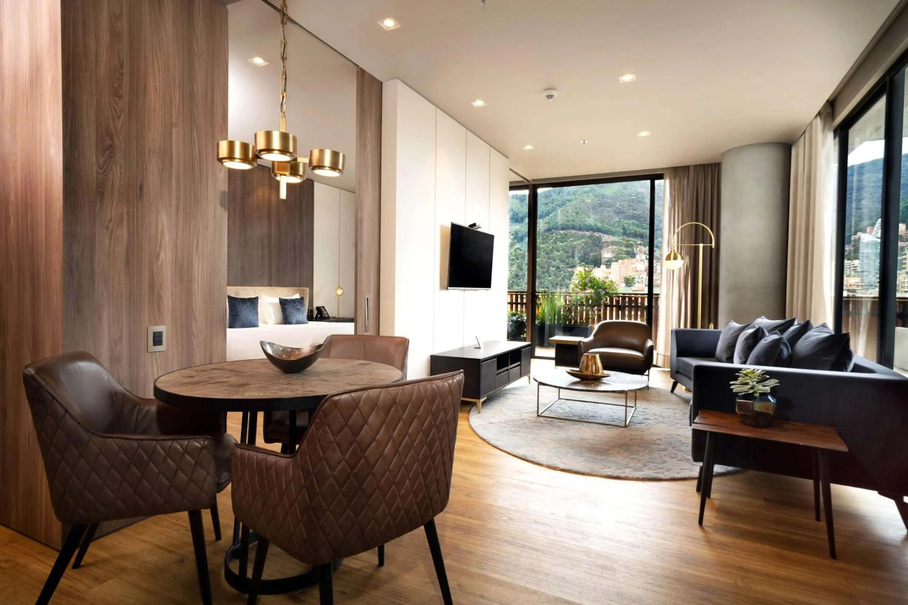 Communal lounge/ TV room in Salvio Parque 93 Bogota, Curio Collection by Hilton