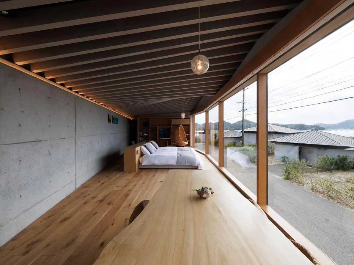 Bed in Denpaku The Beachfront MIJORA