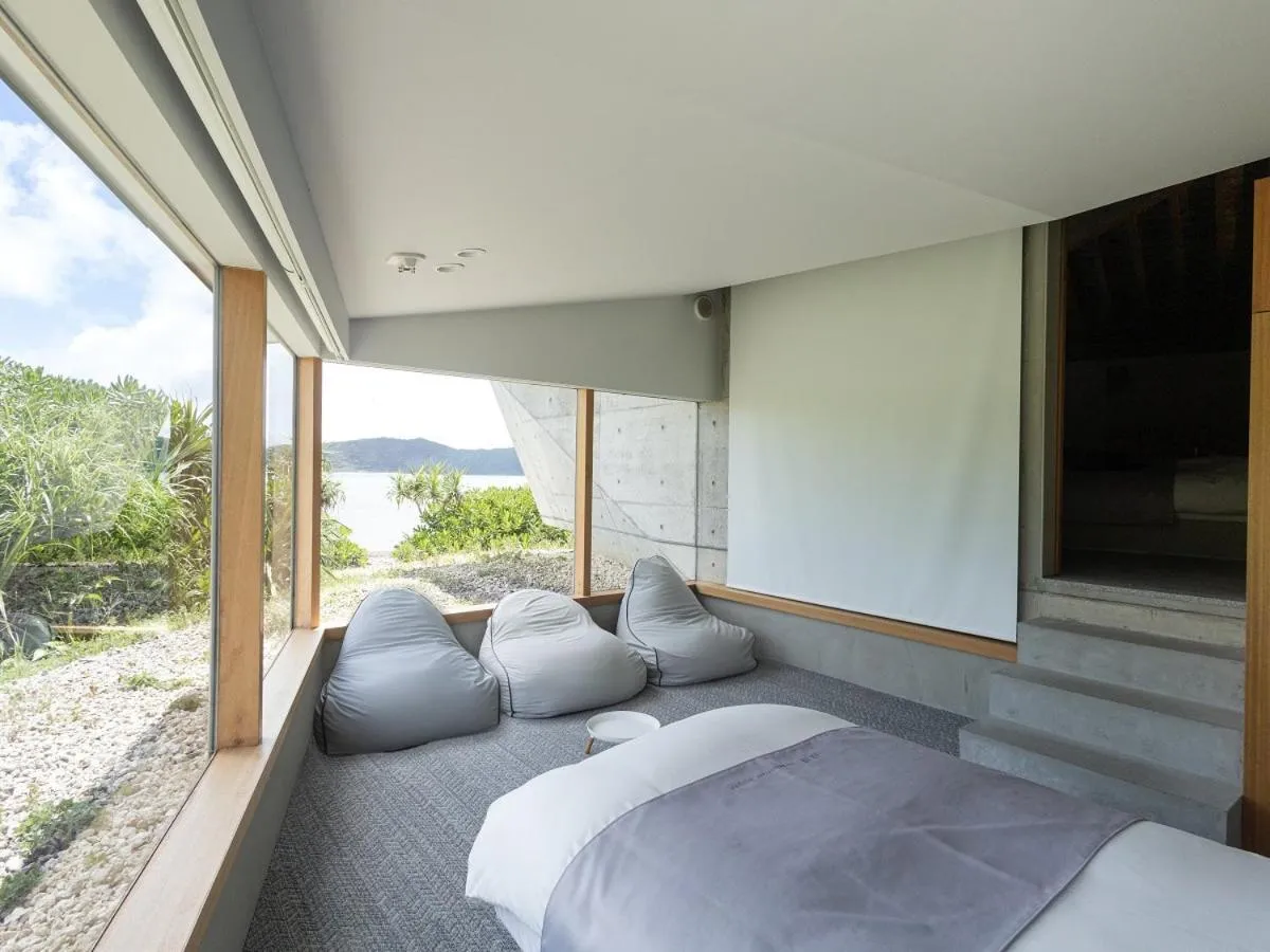 Bed in Denpaku The Beachfront MIJORA