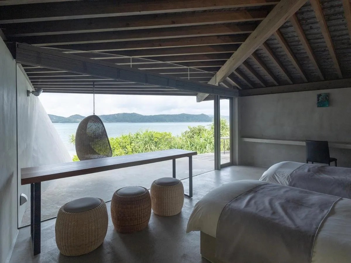 Bed in Denpaku The Beachfront MIJORA