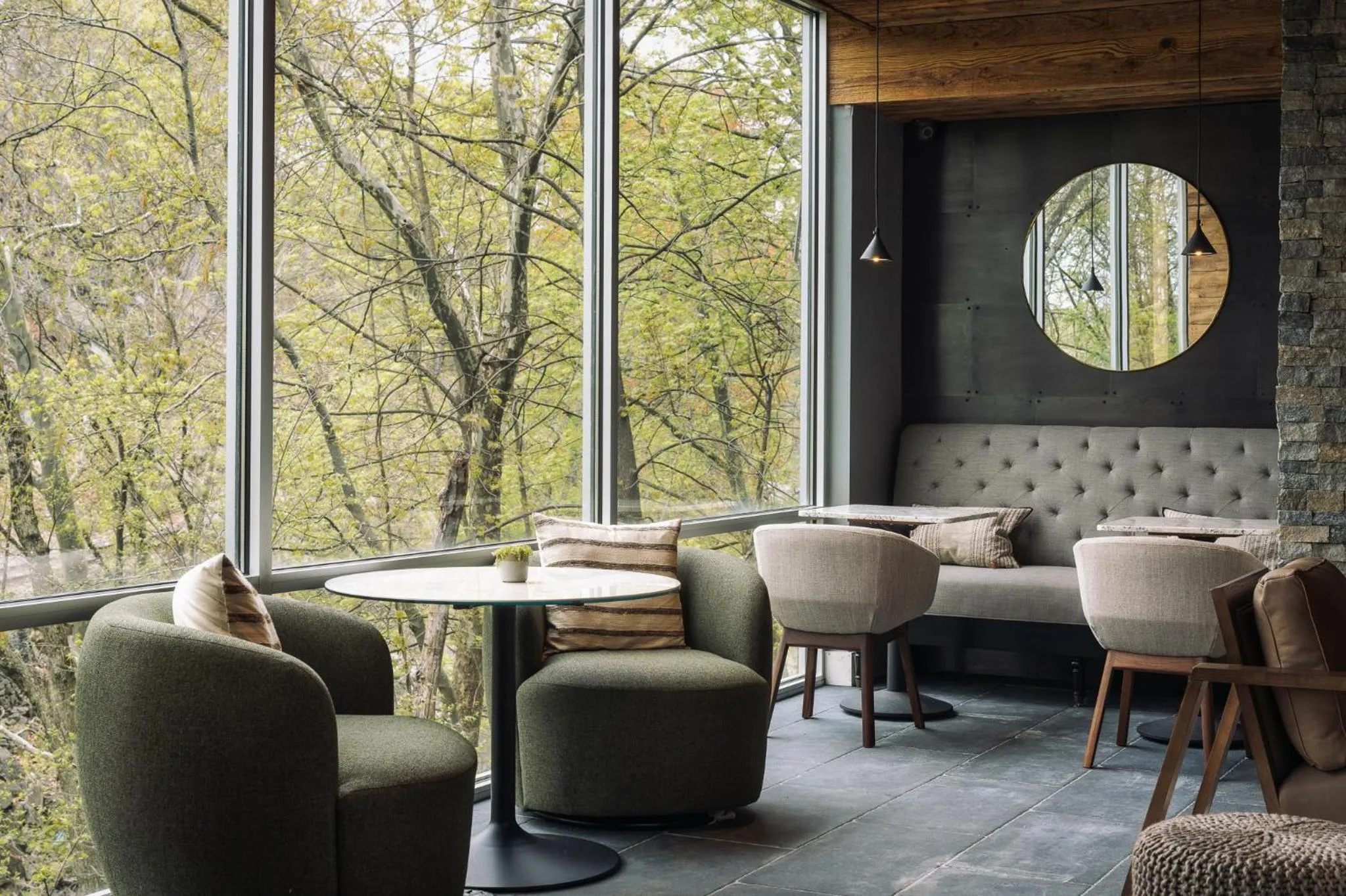 Communal lounge/ TV room in The Watershed Norwalk