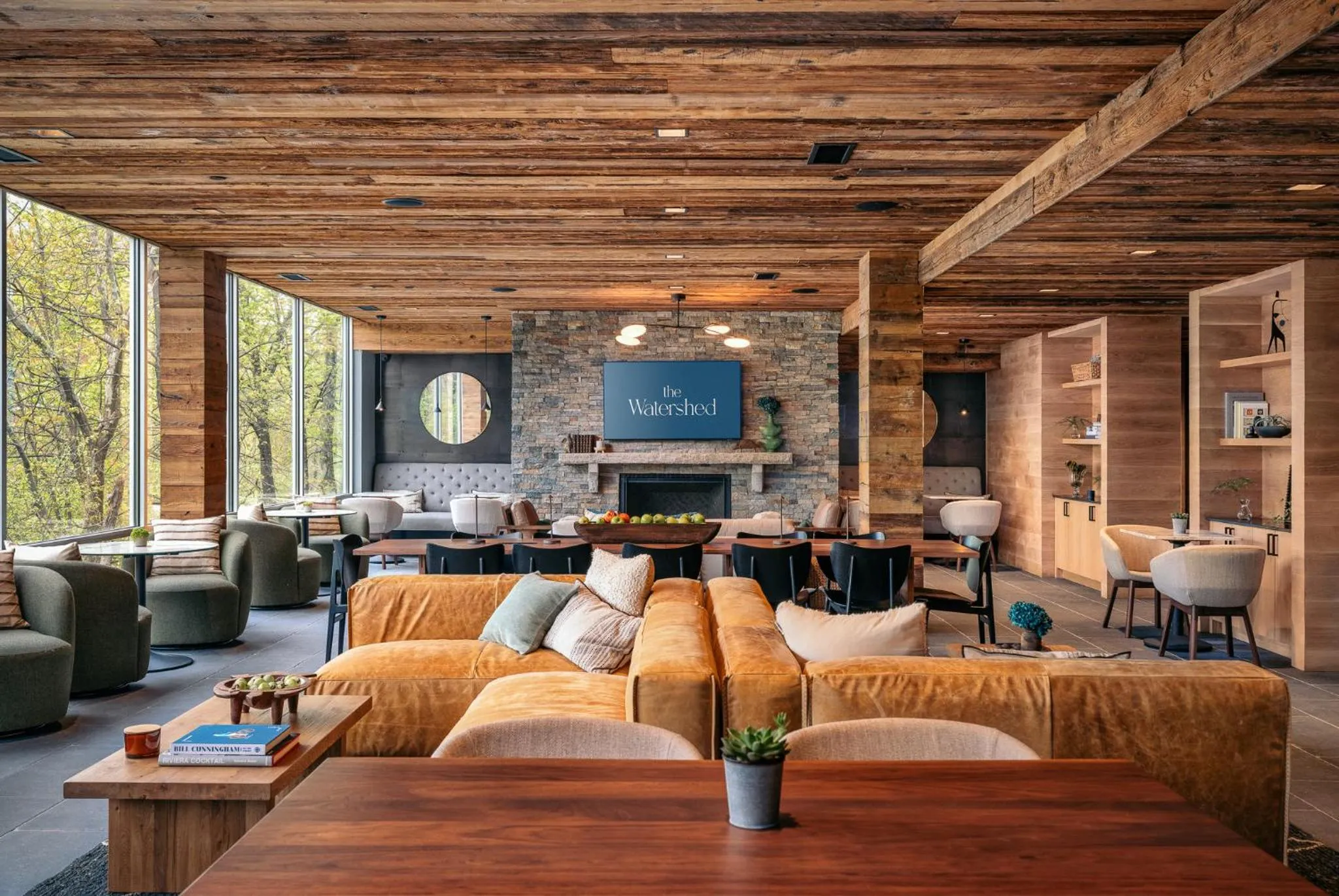 Communal lounge/ TV room in The Watershed Norwalk