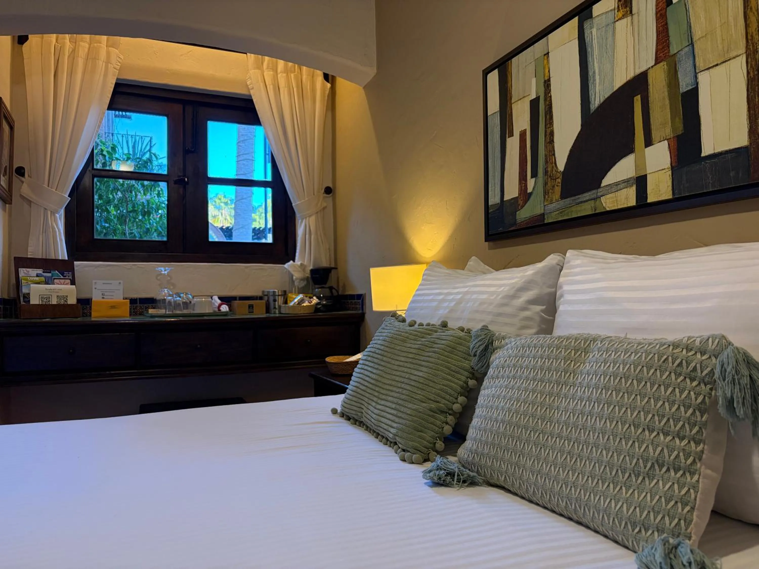 Decorative detail, Bed in Posada del Cortes