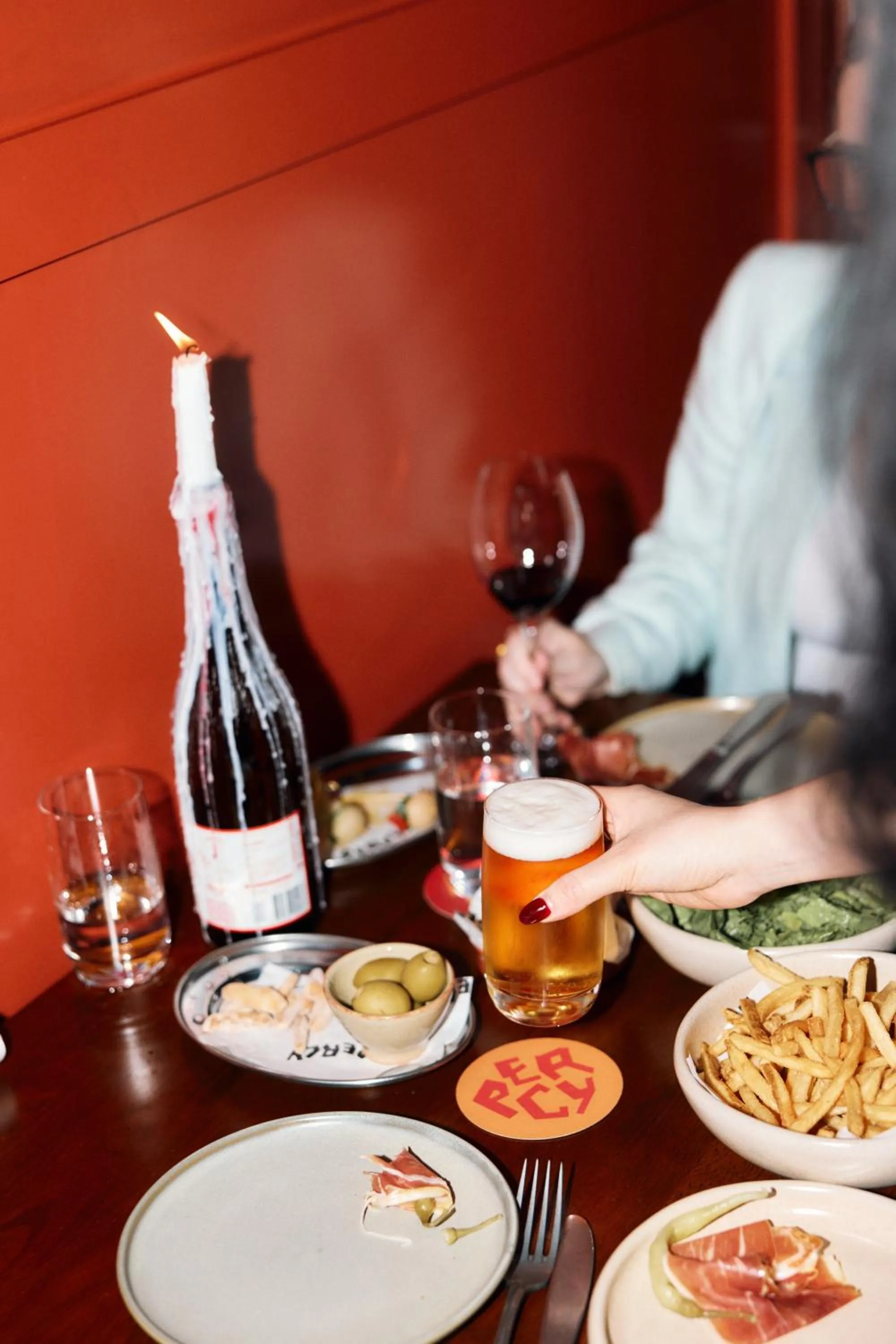 Food and drinks in Hotel Woolstore 1888, Sydney - Handwritten Collection