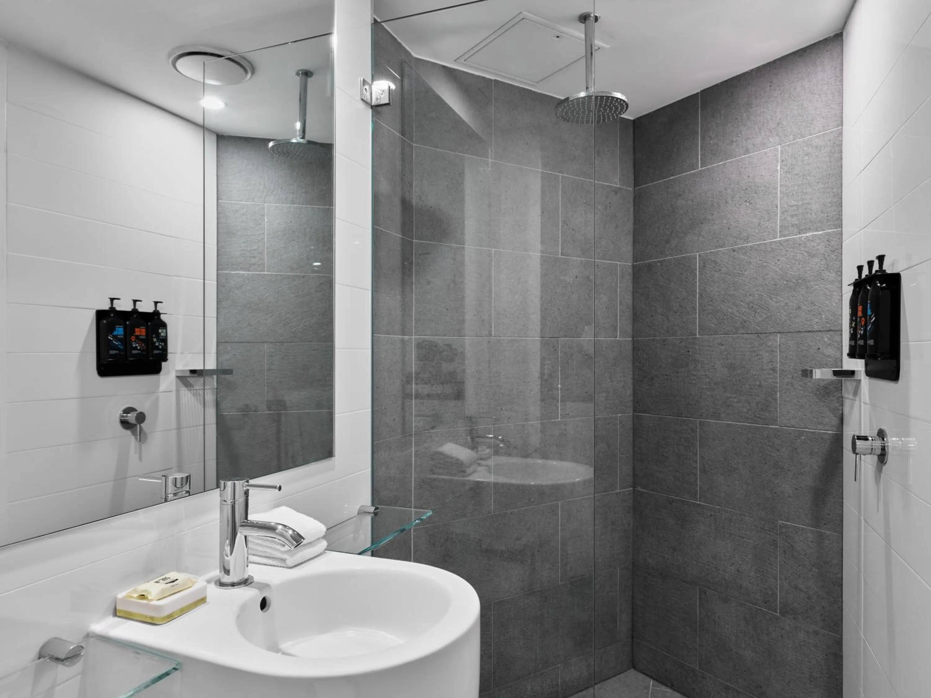 Shower in Hotel Woolstore 1888, Sydney - Handwritten Collection