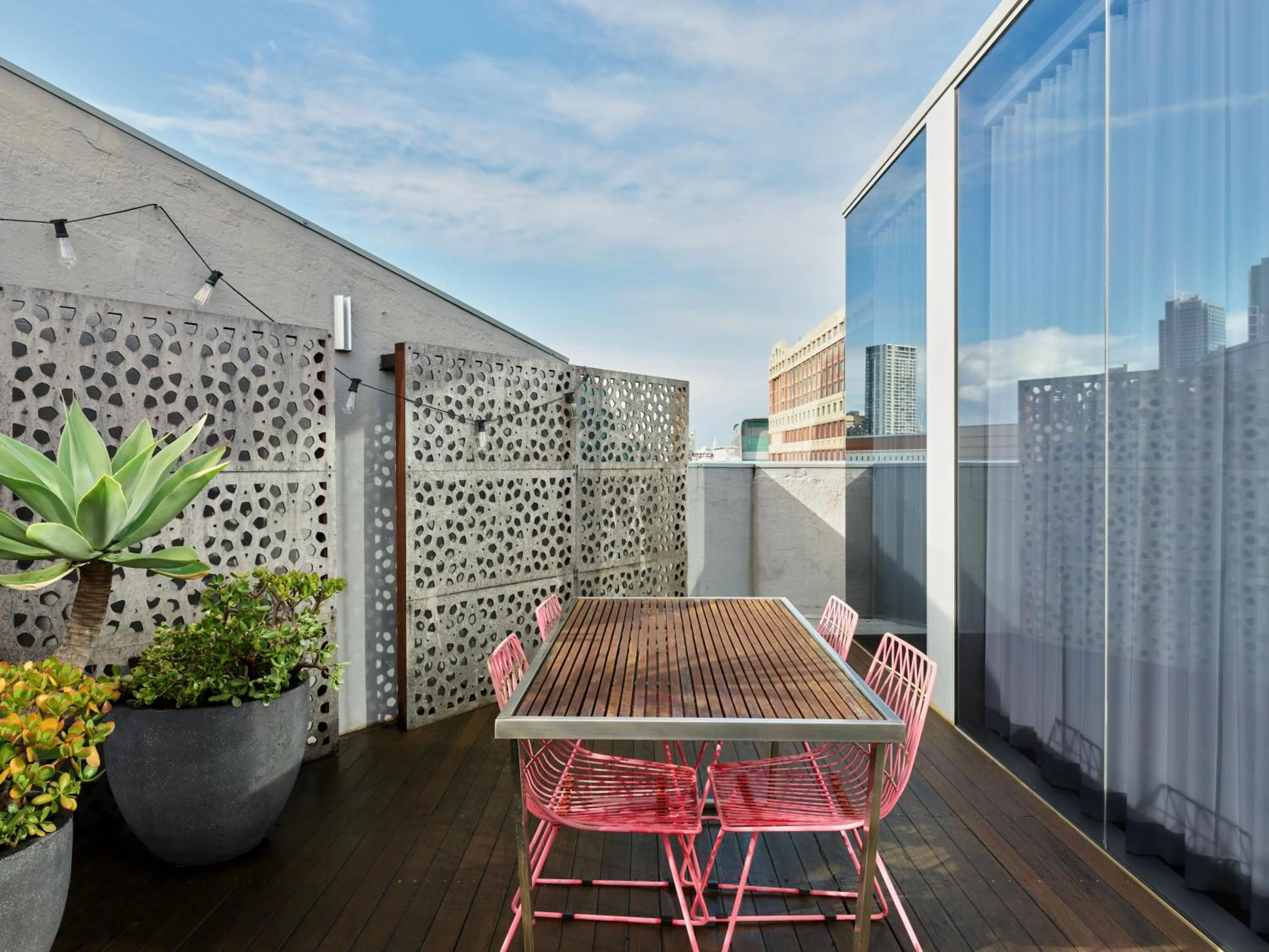 Patio in Hotel Woolstore 1888, Sydney - Handwritten Collection