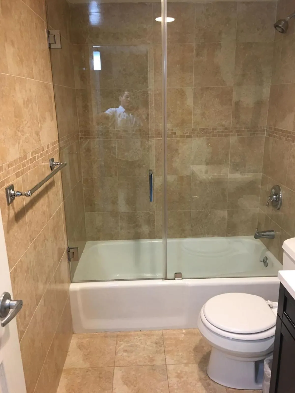 Shower in Tides Apt on Hollywood Beach