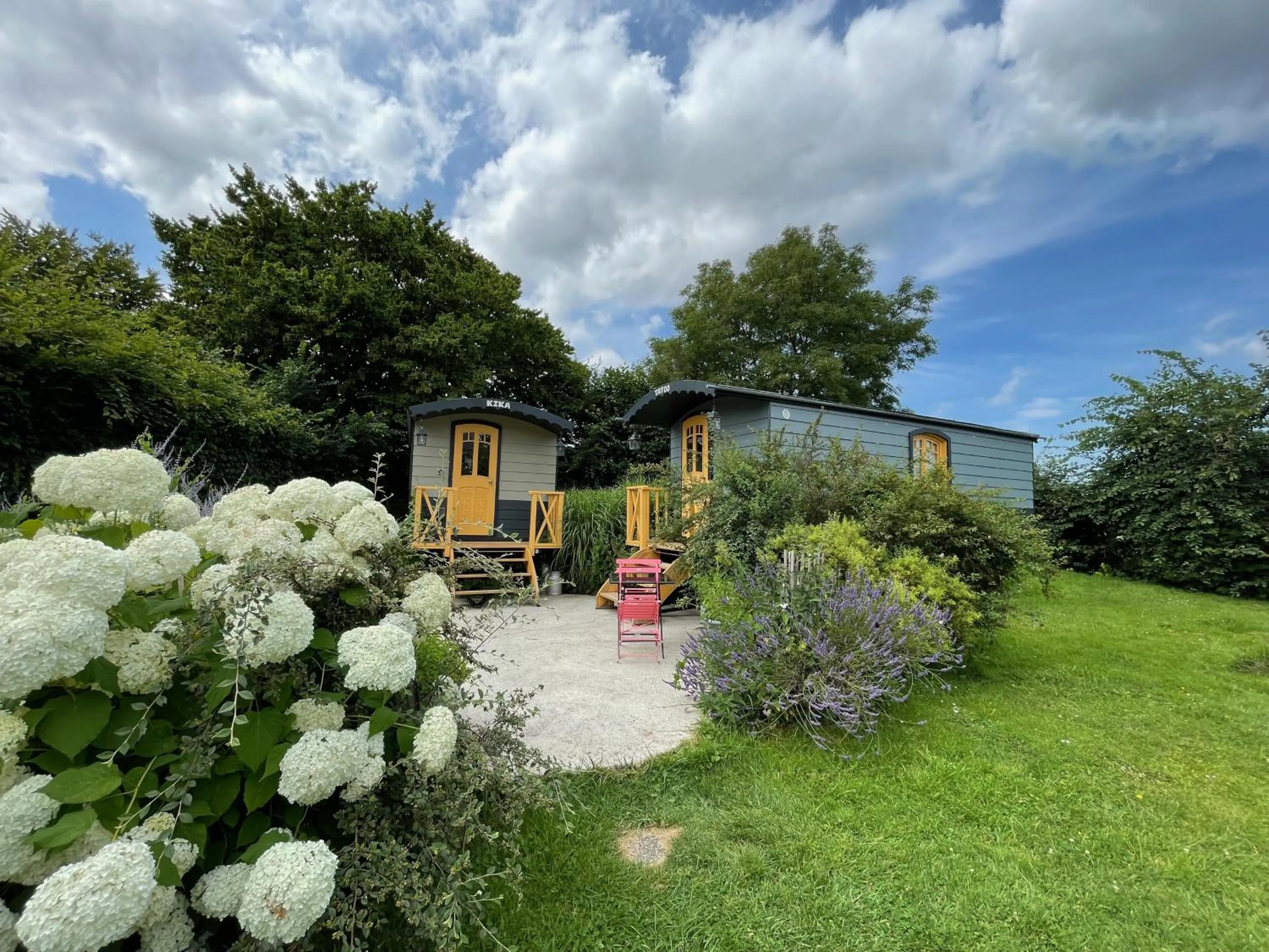 Garden in Au Presbytère de Saigneville