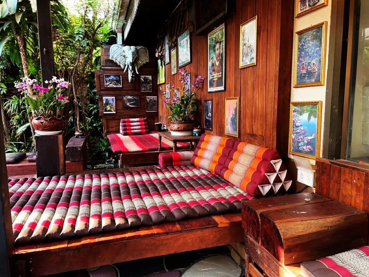 Garden in Panda House Chiang Mai