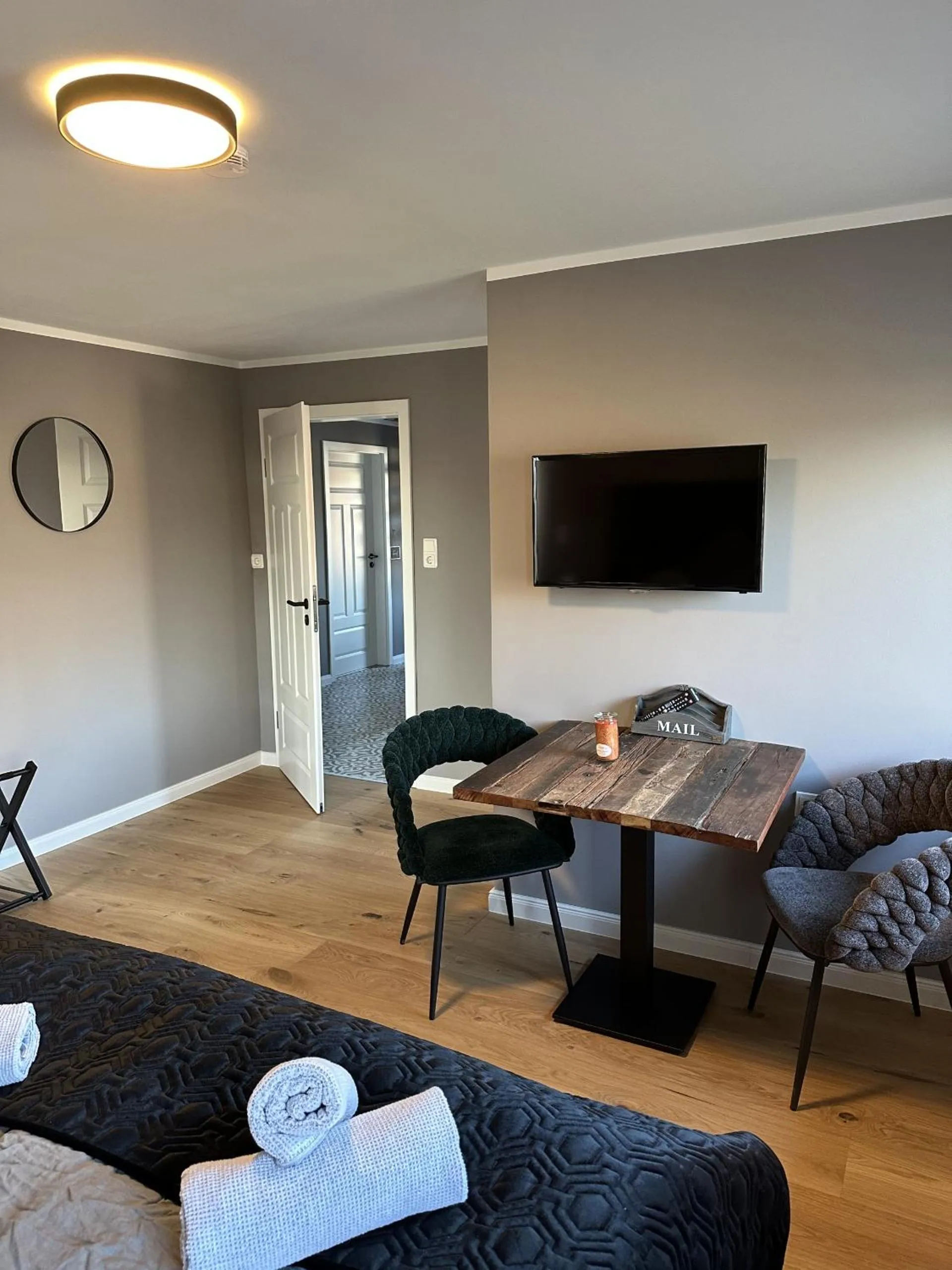 Bedroom in Gästehaus Wind und Meer