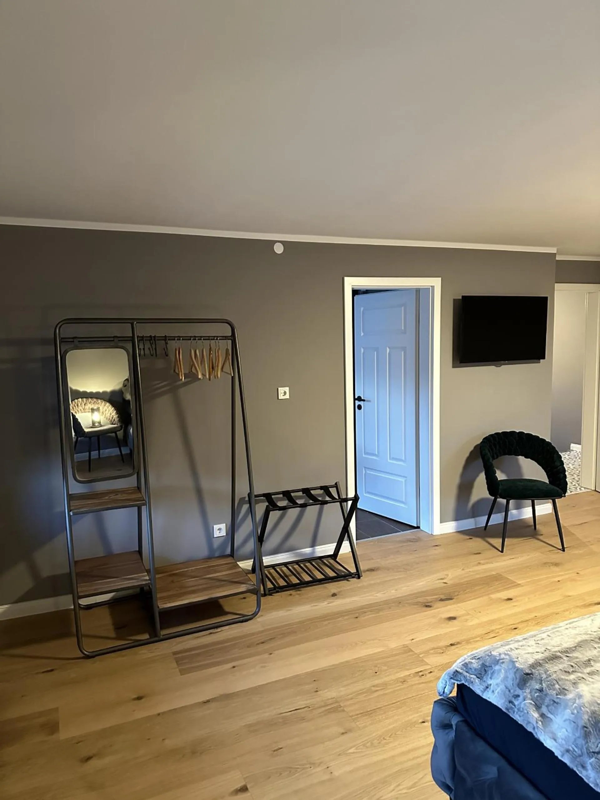 Bedroom, Bed in Gästehaus Wind und Meer